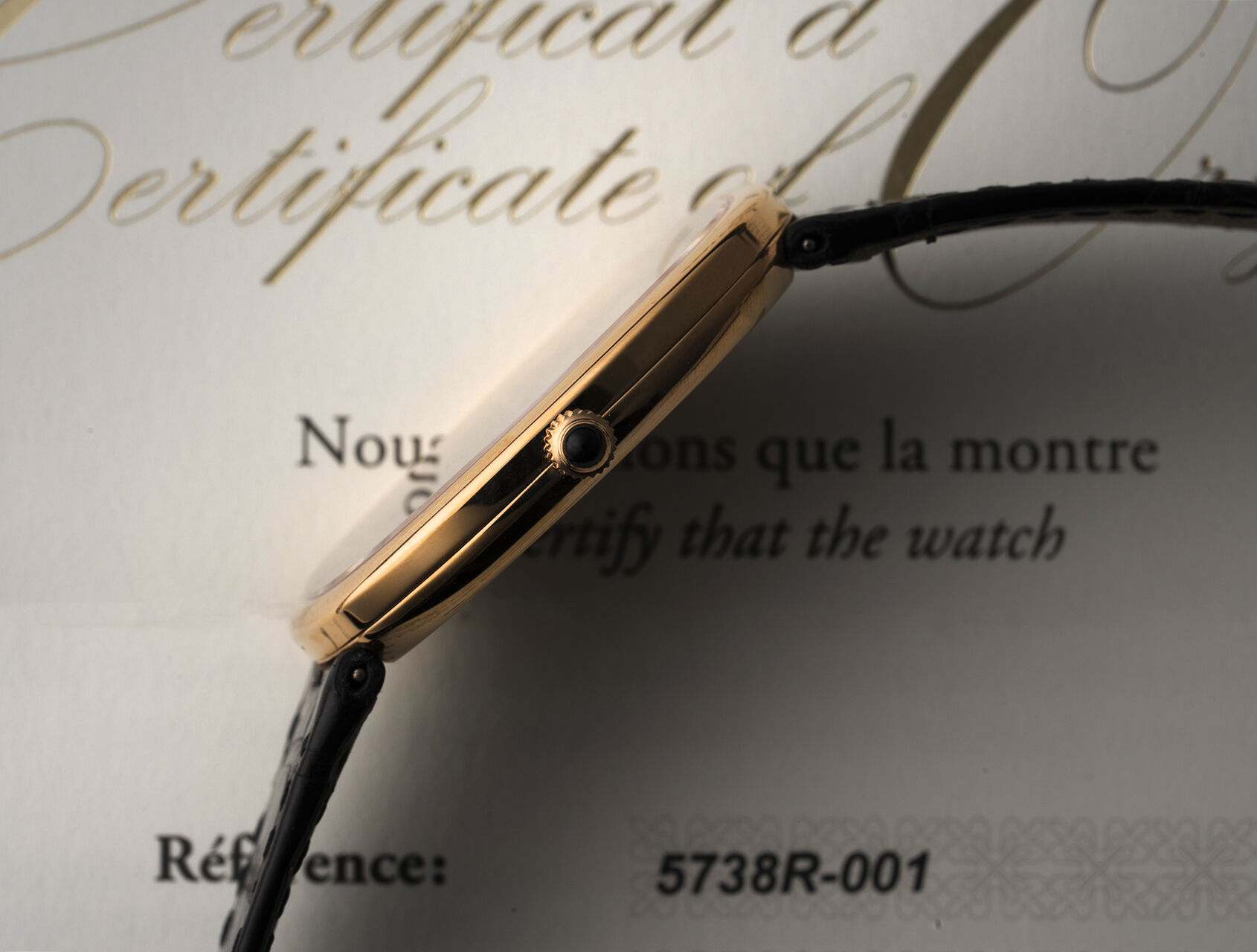 ref 5738R-001 | Brand New 'Ultra Thin' | Patek Philippe Golden Ellipse