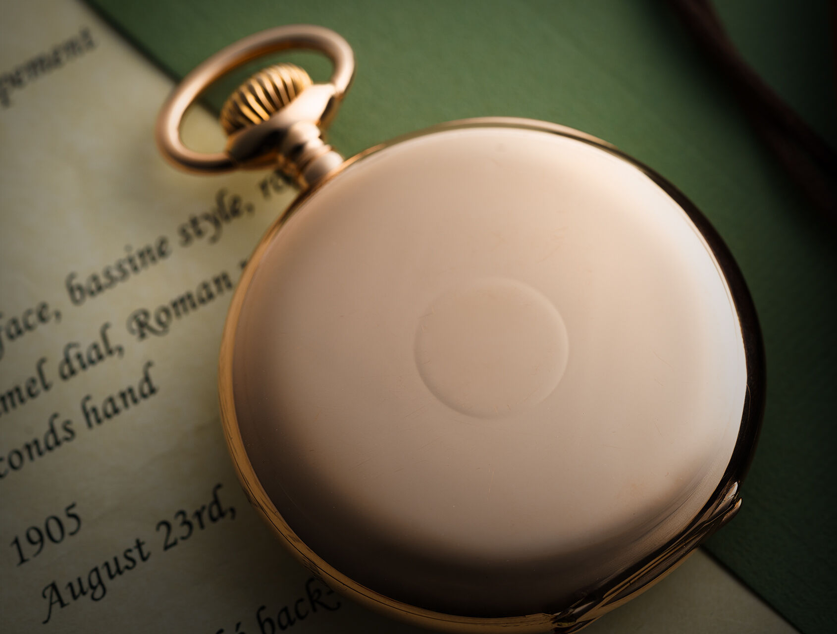 ref 0000 | Enamel Dial - 'Chronometro' | Patek Philippe Gondolo Pocket Watch