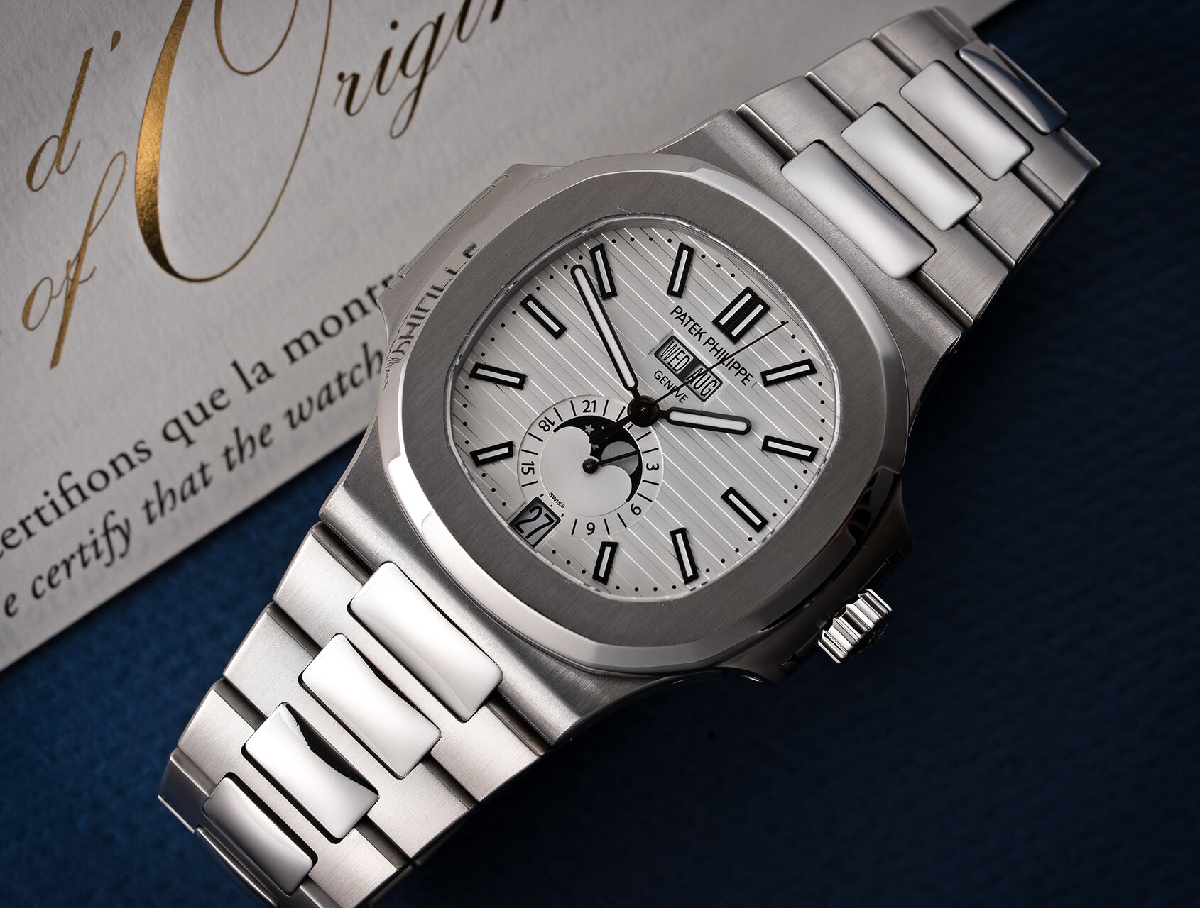 ref 5726/1A-010 | 5726/1A - Serviced by Patek | Patek Philippe Nautilus