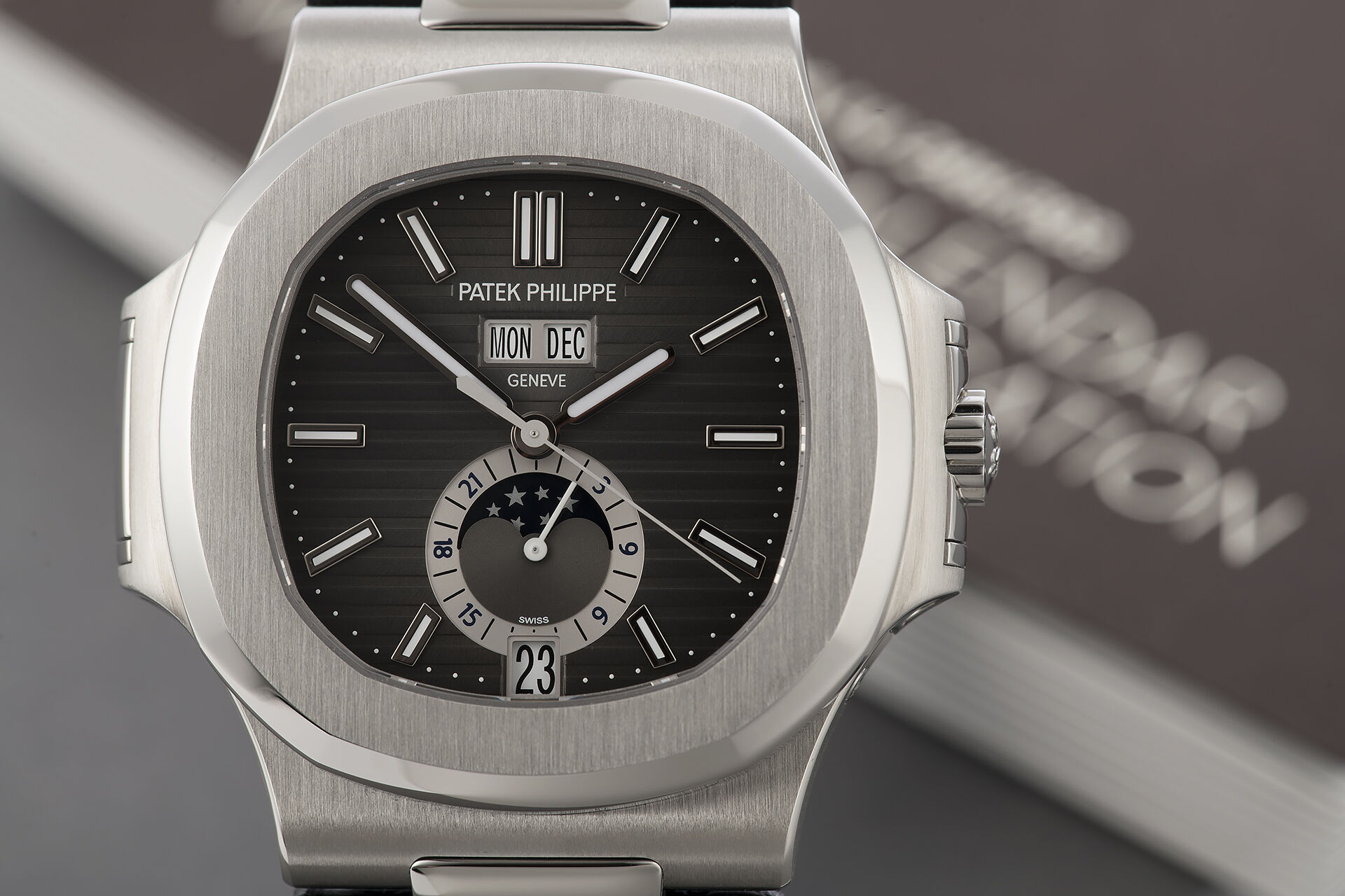 ref 5726A-001 | 'Unworn' Under Patek Warranty | Patek Philippe Nautilus Annual Calendar