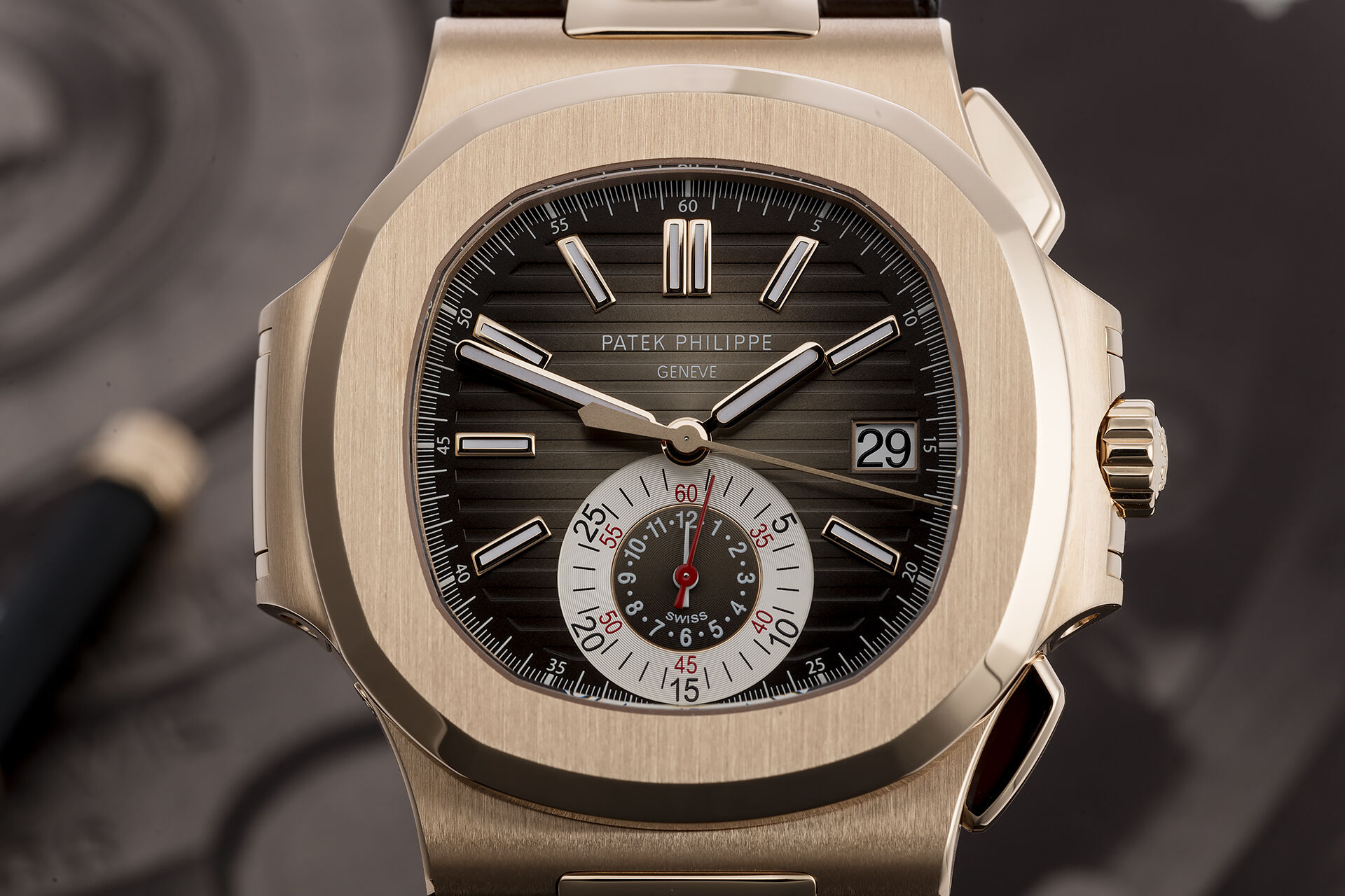 ref 5980R-001 | Brand New 'Patek Warranty' | Patek Philippe Nautilus Chronograph