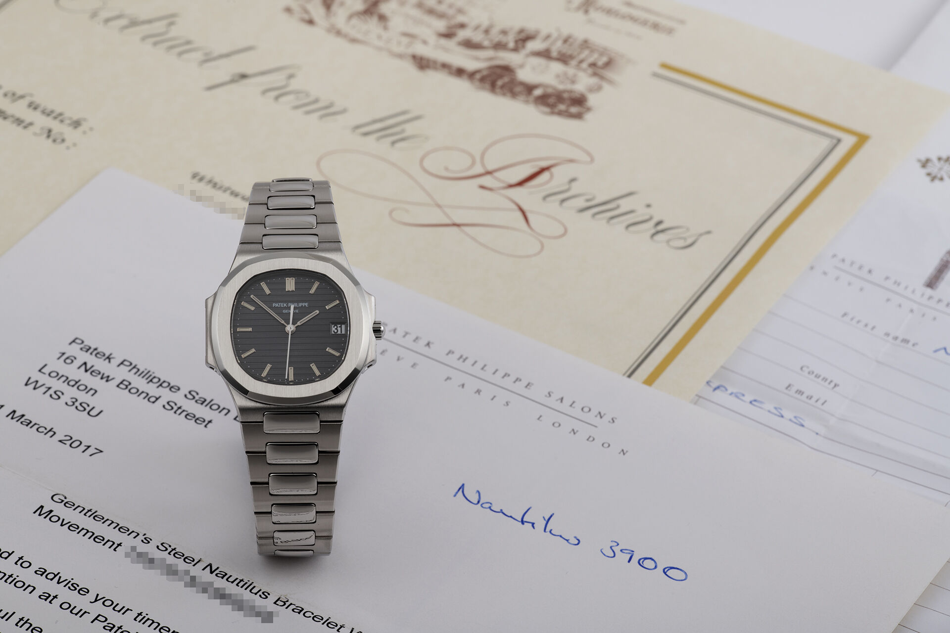 ref 3900 | Patek Service History | Patek Philippe Nautilus