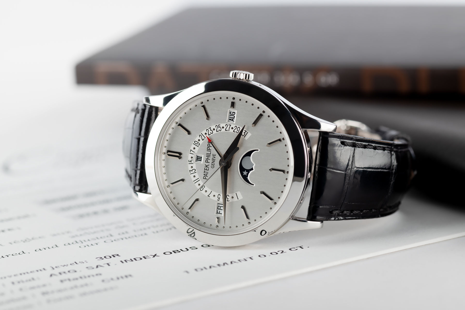 ref 5496P-001 | Platinum 'Retrograde Date' | Patek Philippe Perpetual Calendar