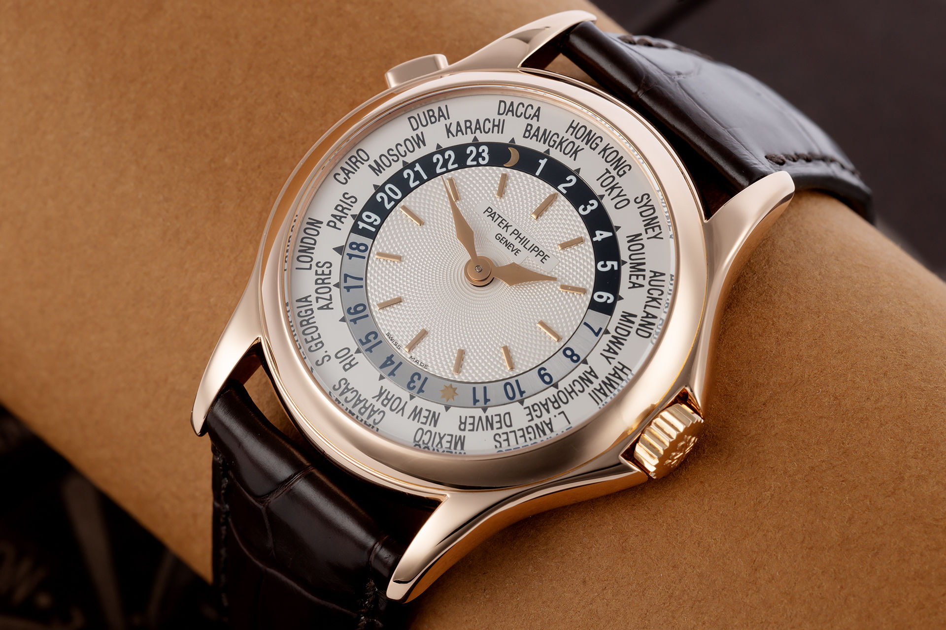 ref 5110R | Rose Gold 'Box & Papers' | Patek Philippe World Time