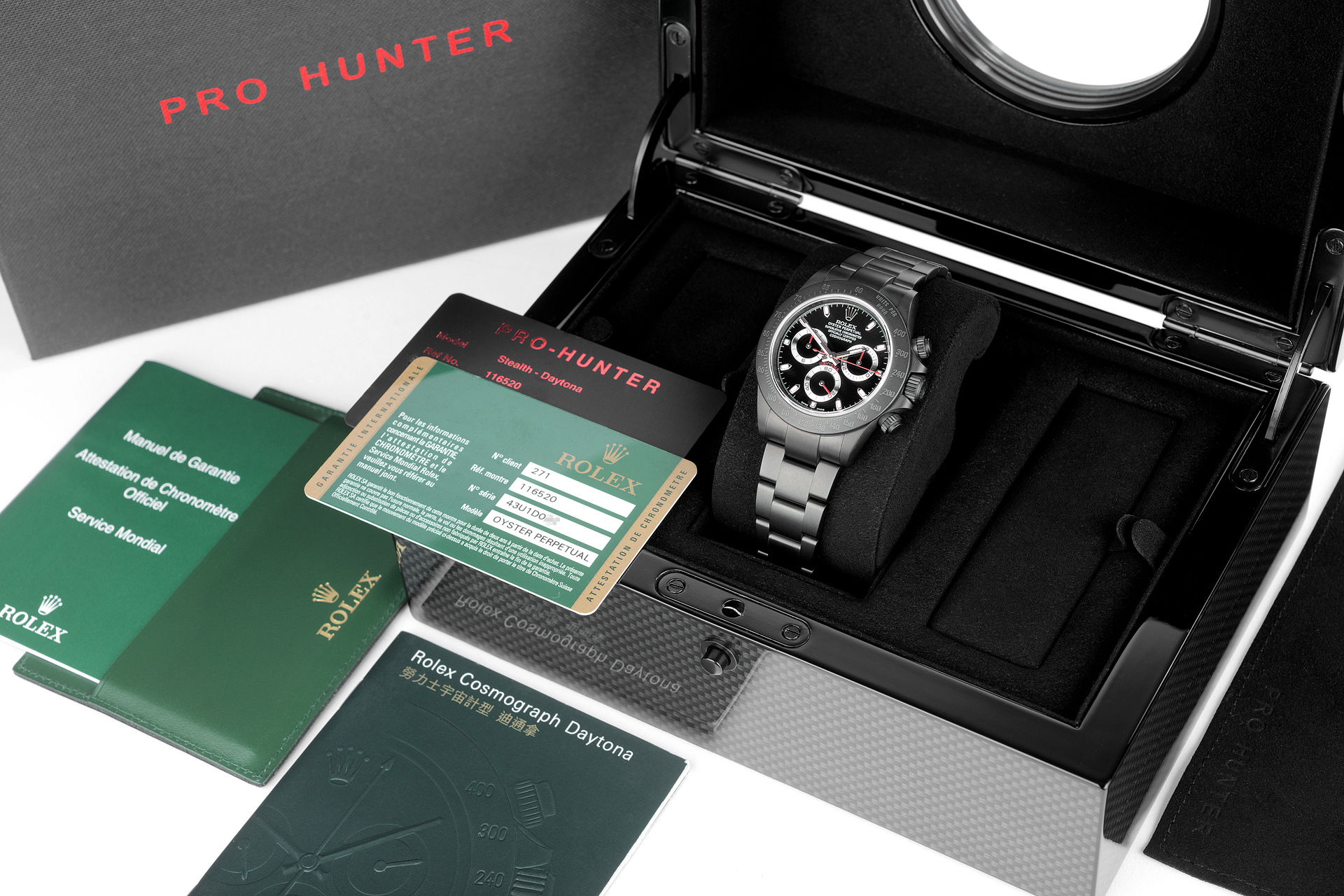 ref 116520 | One of 100  | Pro Hunter Daytona Stealth