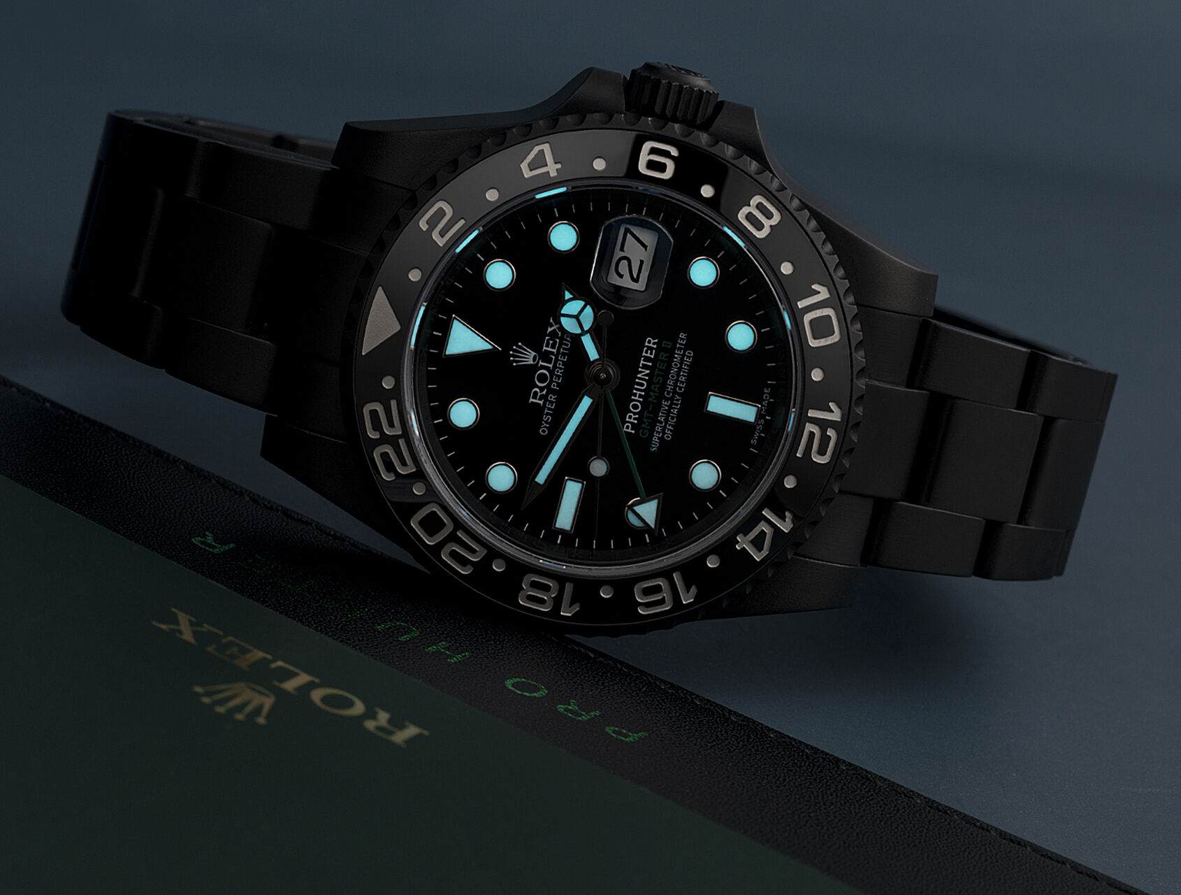 ref 116710LN | 116710LN - 5 Year Warranty | Pro Hunter GMT-Master II Stealth Green