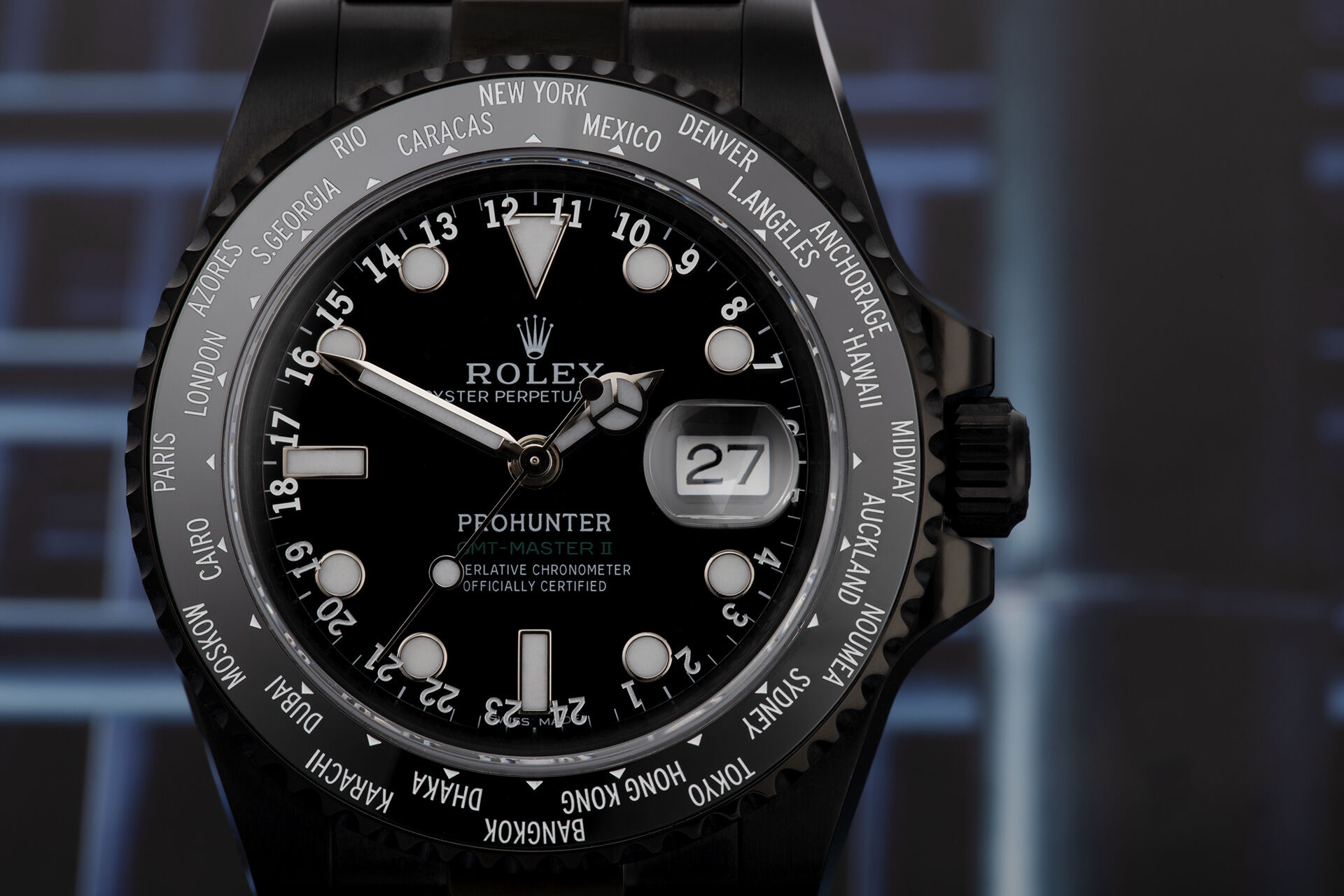 ref 116710LN | 'New Model' Limited to 100 pieces  | Pro Hunter GMT-Master II World Time