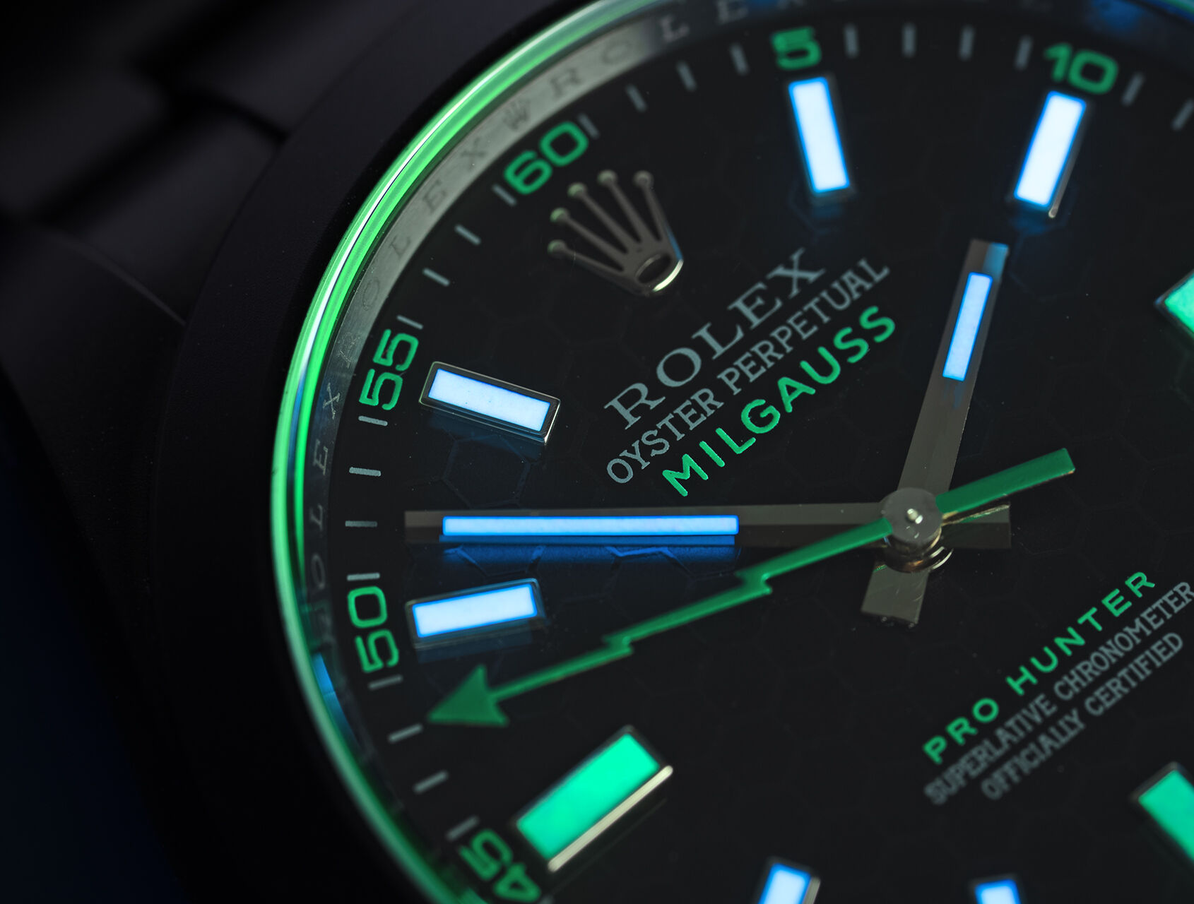 ref 116400GV | 116400GV - Piece Unique | Pro Hunter Milgauss