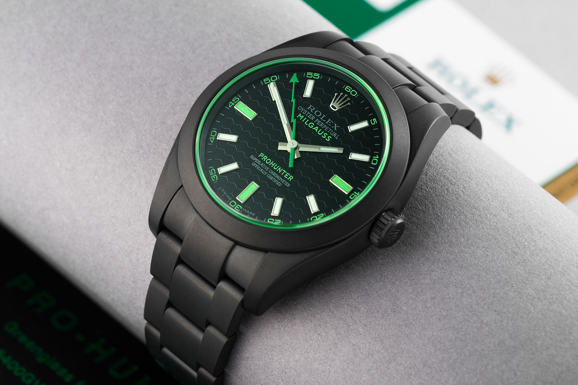 ref 116400GV | Limited Edition 'One of 100' | Pro Hunter Milgauss