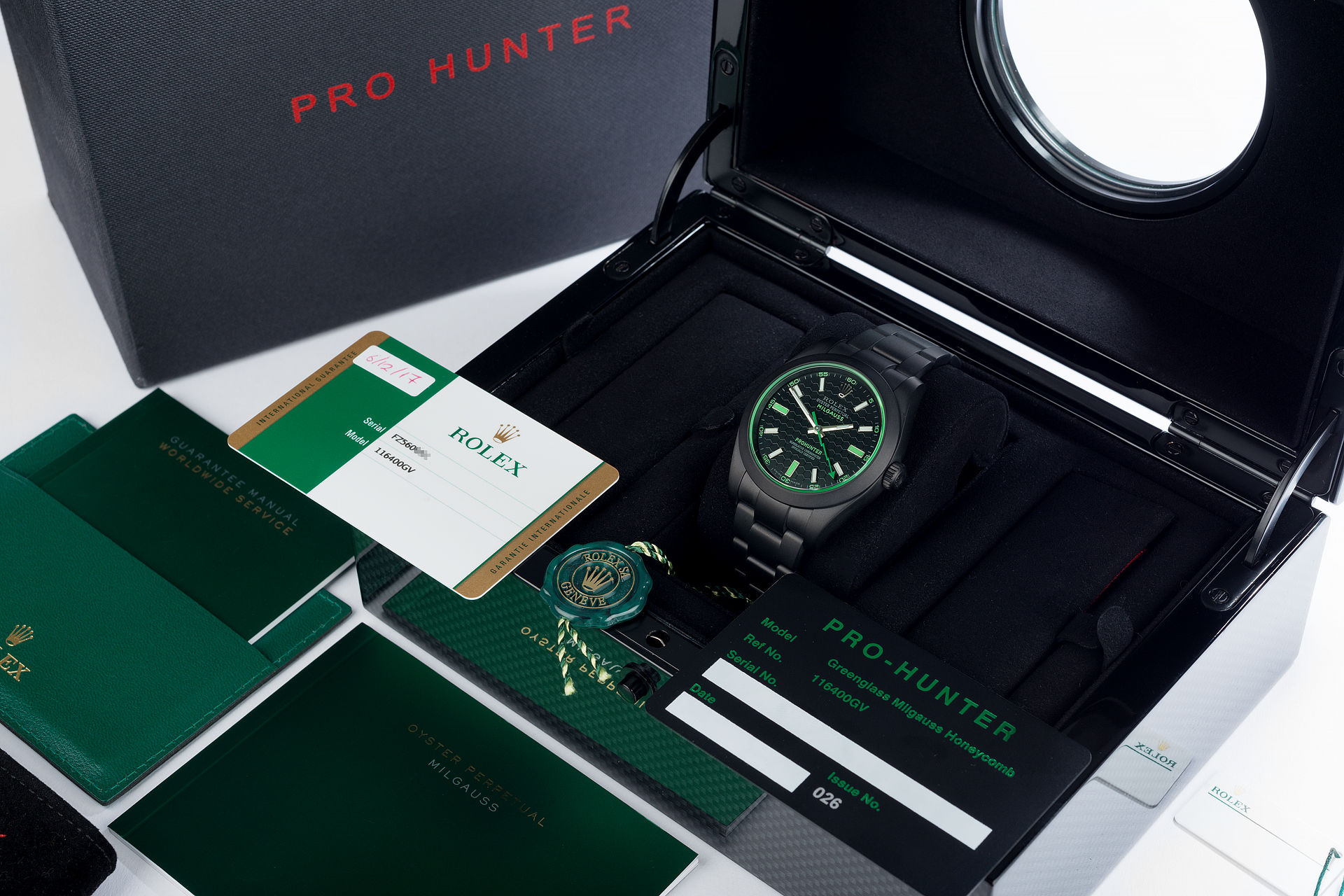 ref 116400GV | Limited Edition 'One of 100' | Pro Hunter Milgauss