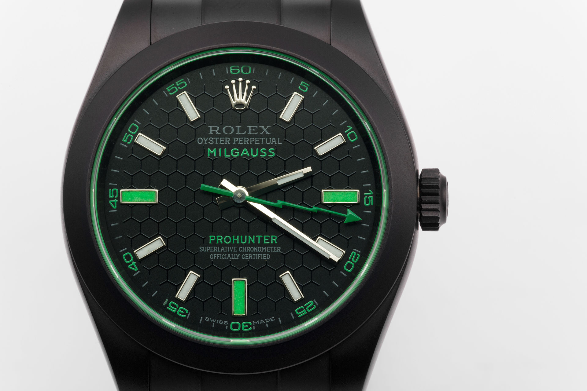 ref 116400GV | One of 100 | Pro Hunter Milgauss