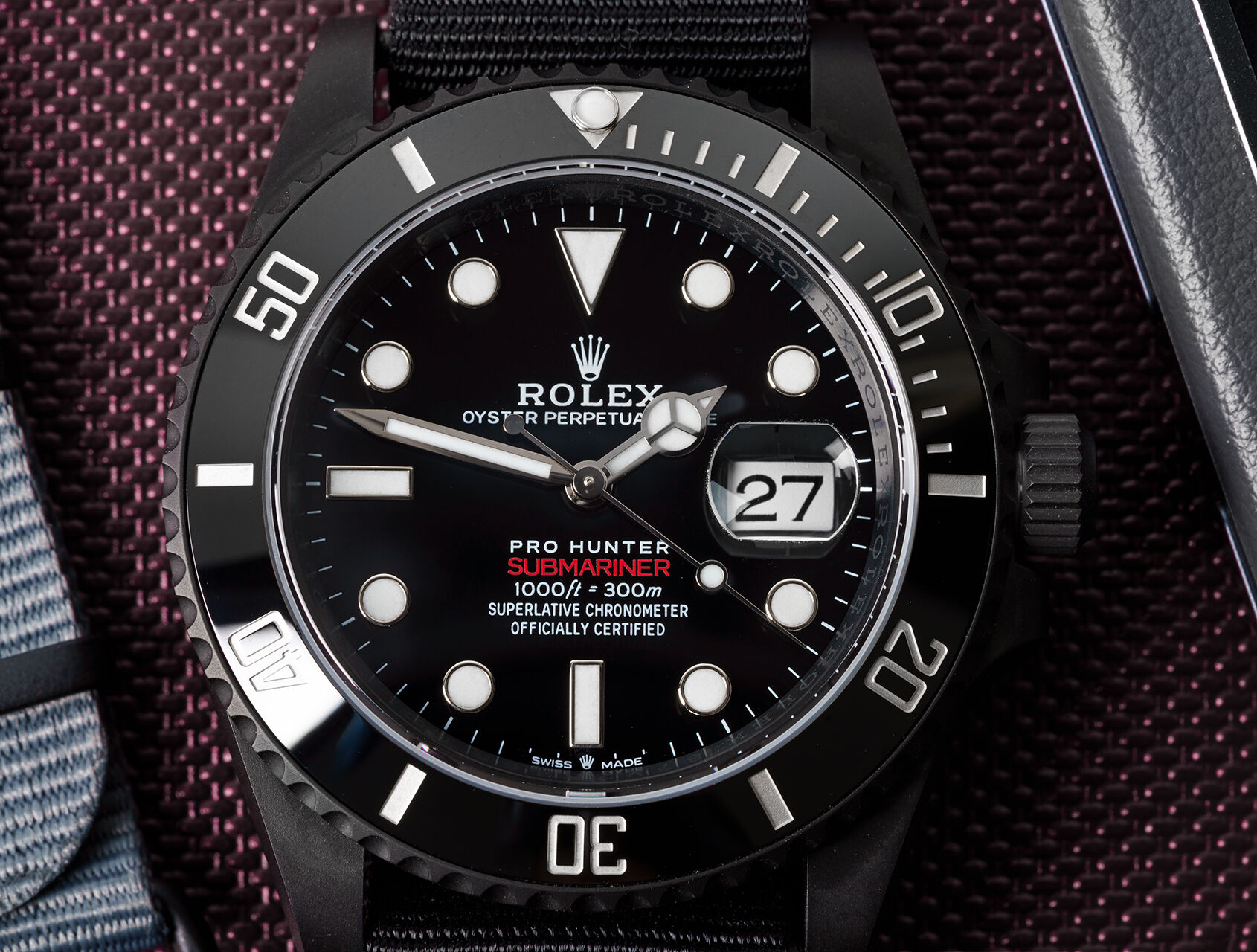 ref 126610LN | Limited Edition | Pro Hunter Military Stealth Submariner Date