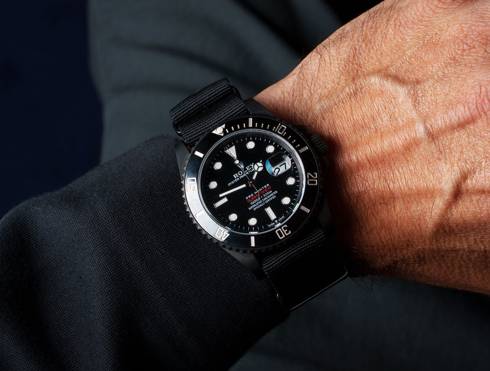 ref 126610LN | Limited Edition | Pro Hunter Military Stealth Submariner Date