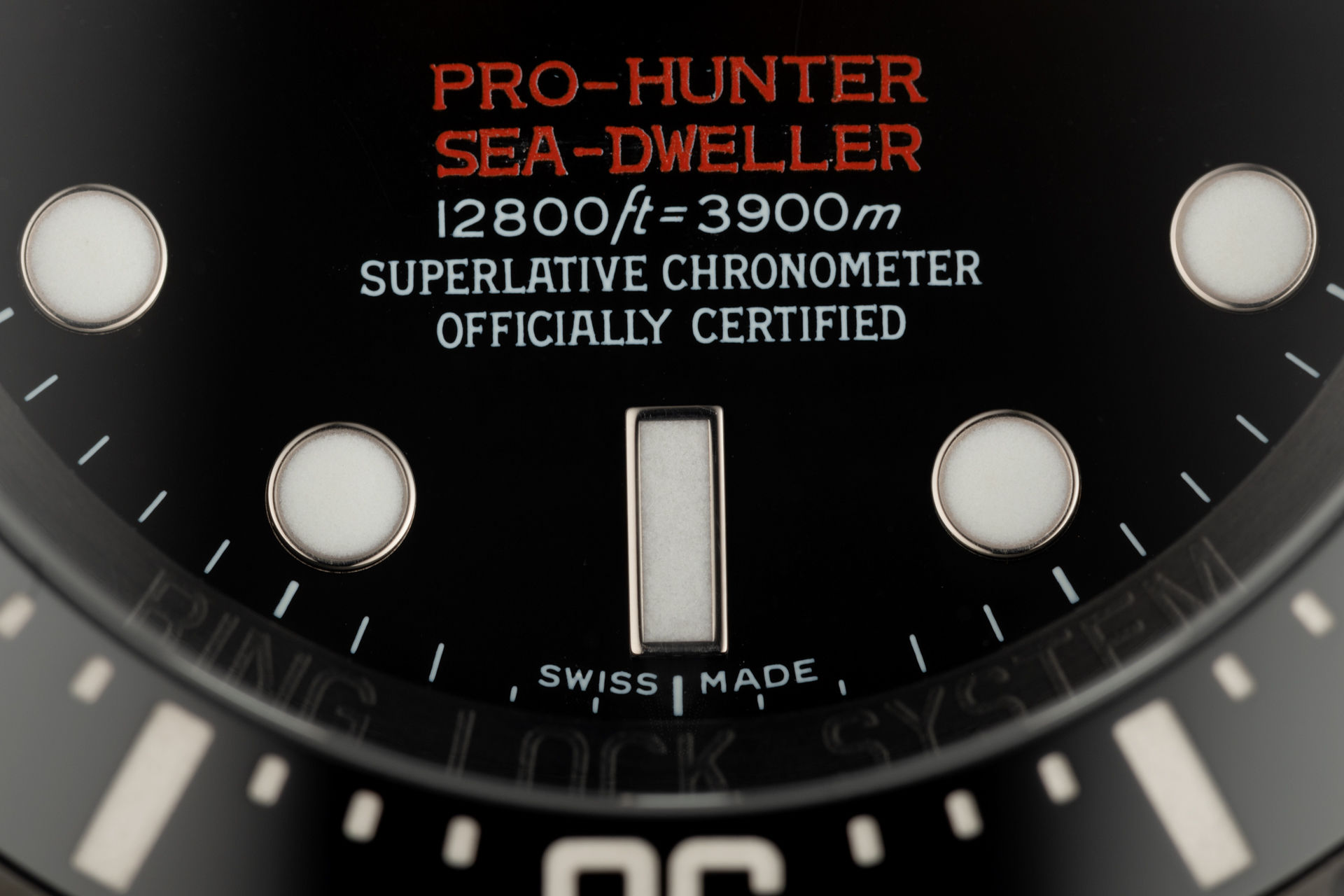 ref 116660 | 'One of 100' Double Red | Pro Hunter Sea-Dweller Deepsea