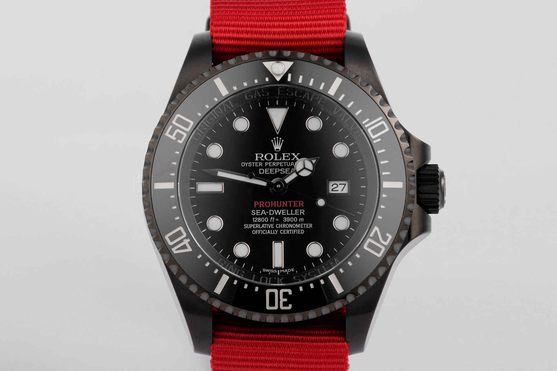 ref 116660 | Single Red Military 'One of 100' | Pro Hunter Sea-Dweller Deepsea