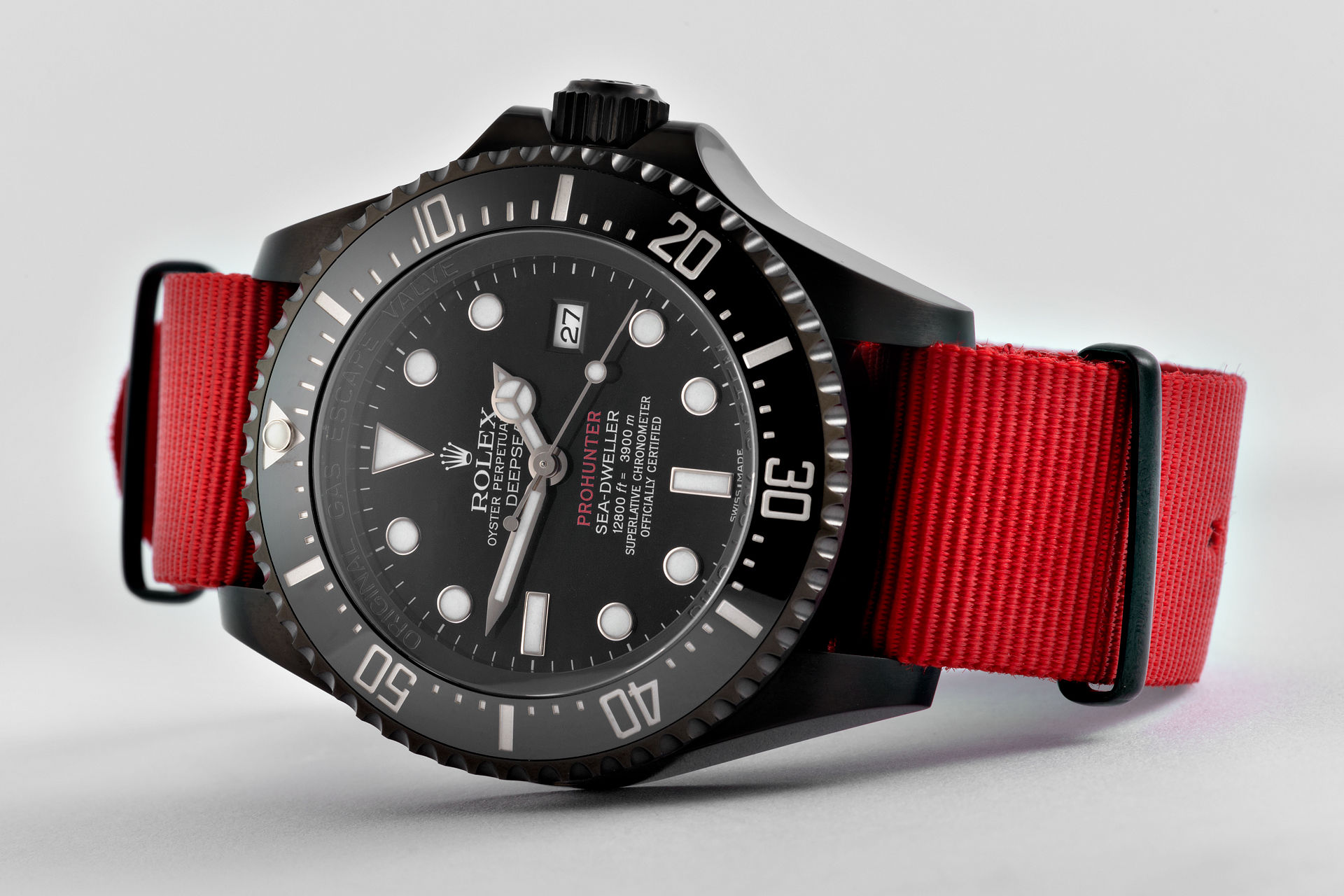 ref 116660 | Single Red Military 'One of 100' | Pro Hunter Sea-Dweller Deepsea