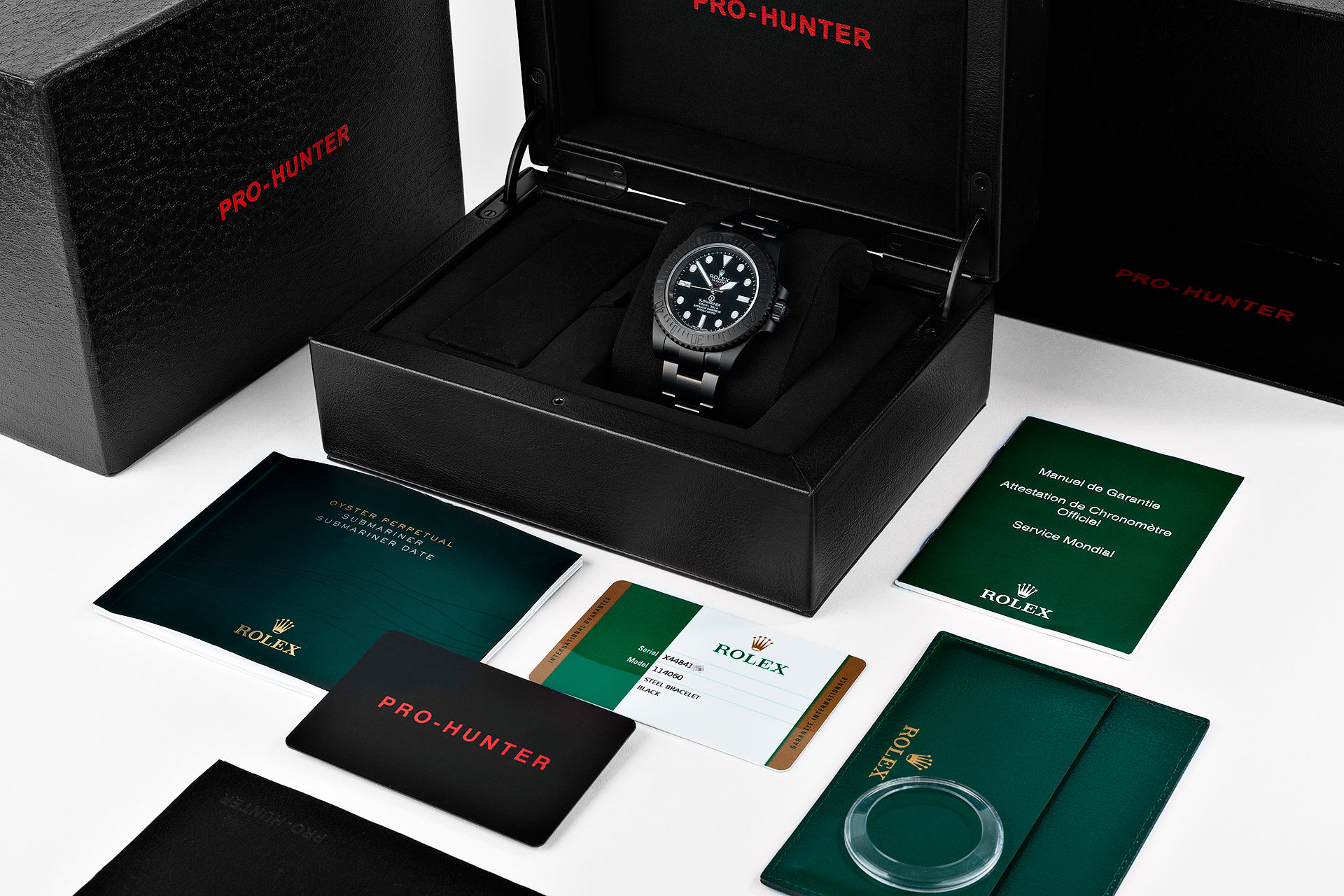 ref 114060 | 'Military' 1 of 100 Limited Edition | Pro Hunter Submariner