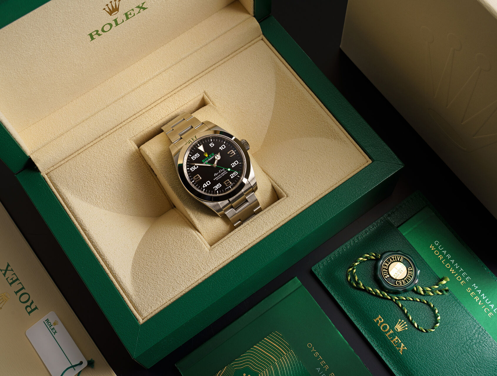 ref 116900 | 116900 - Box & Certificate | Rolex Air-King