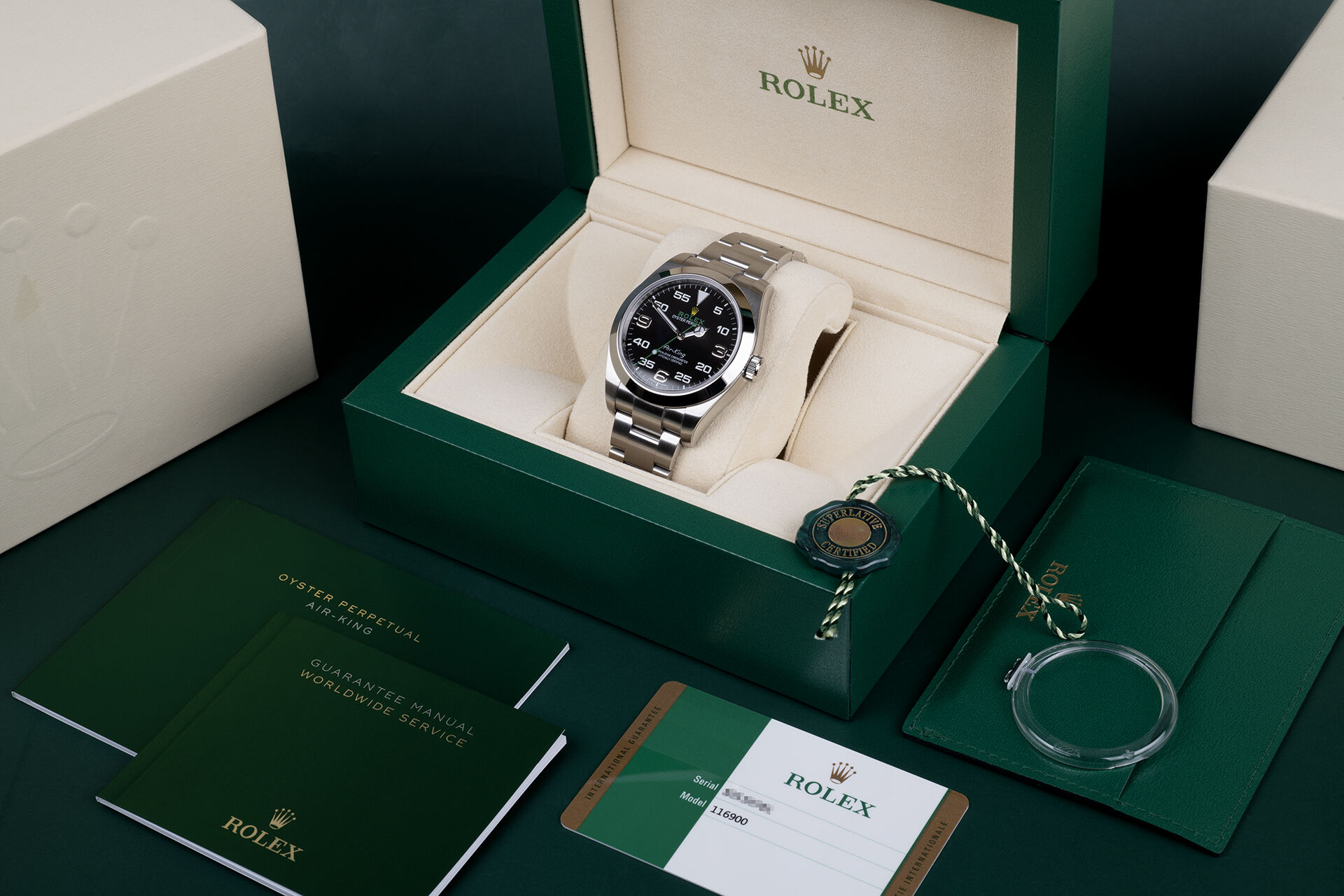 ref 116900 | Box & Certificate | Rolex Air-King