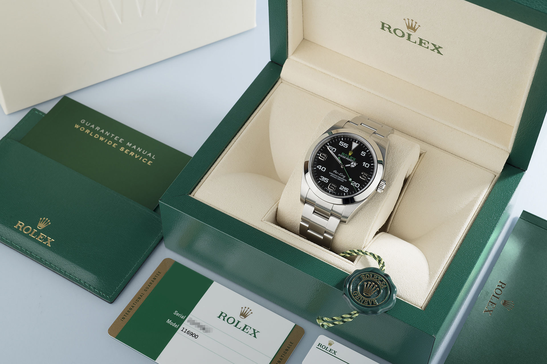 ref 116900 | Box & Certificate | Rolex Air-King