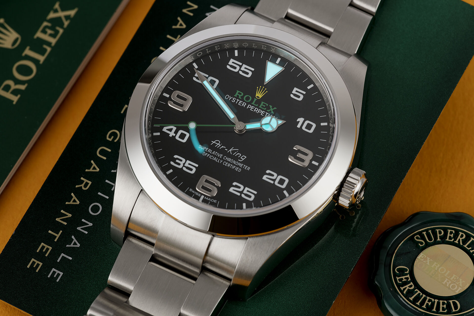 ref 116900 | '5 Year Warranty' | Rolex Air-King