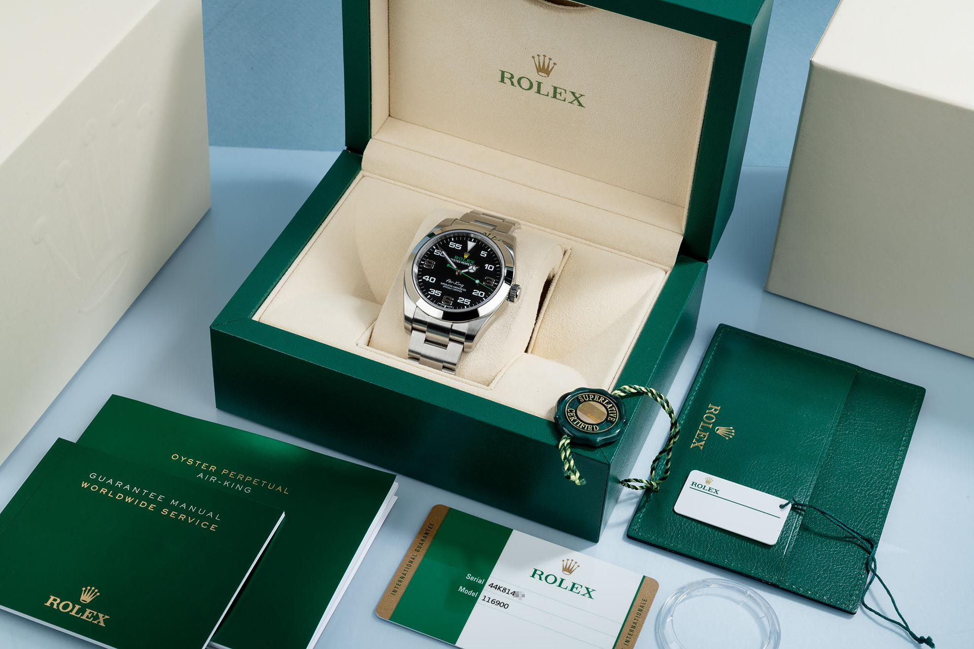 ref 116900 | '2 Year Rolex Warranty' | Rolex Air-King