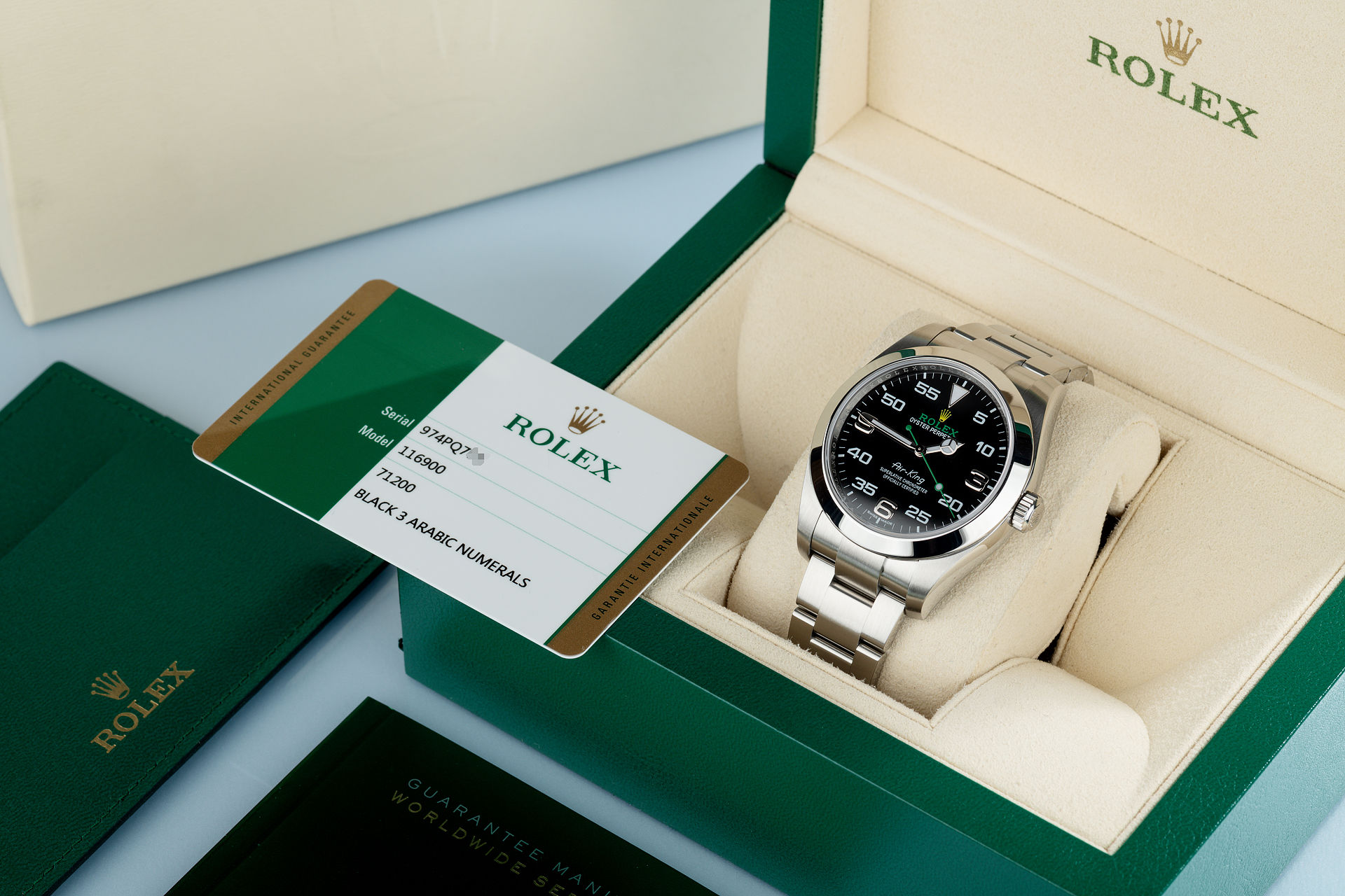 ref 116900 | Full Set '5 Year Warranty' | Rolex Air-King