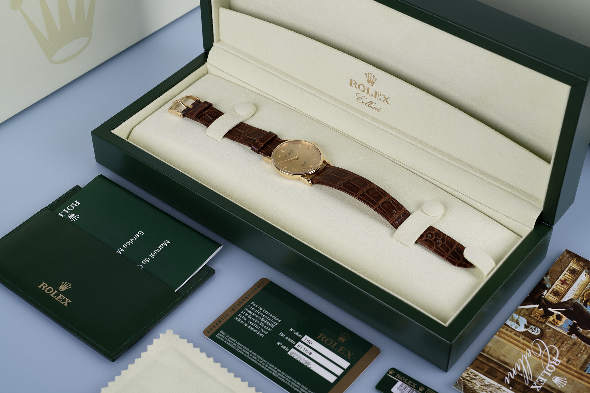 ref 5115/8 | Box & Certificate | Rolex Cellini