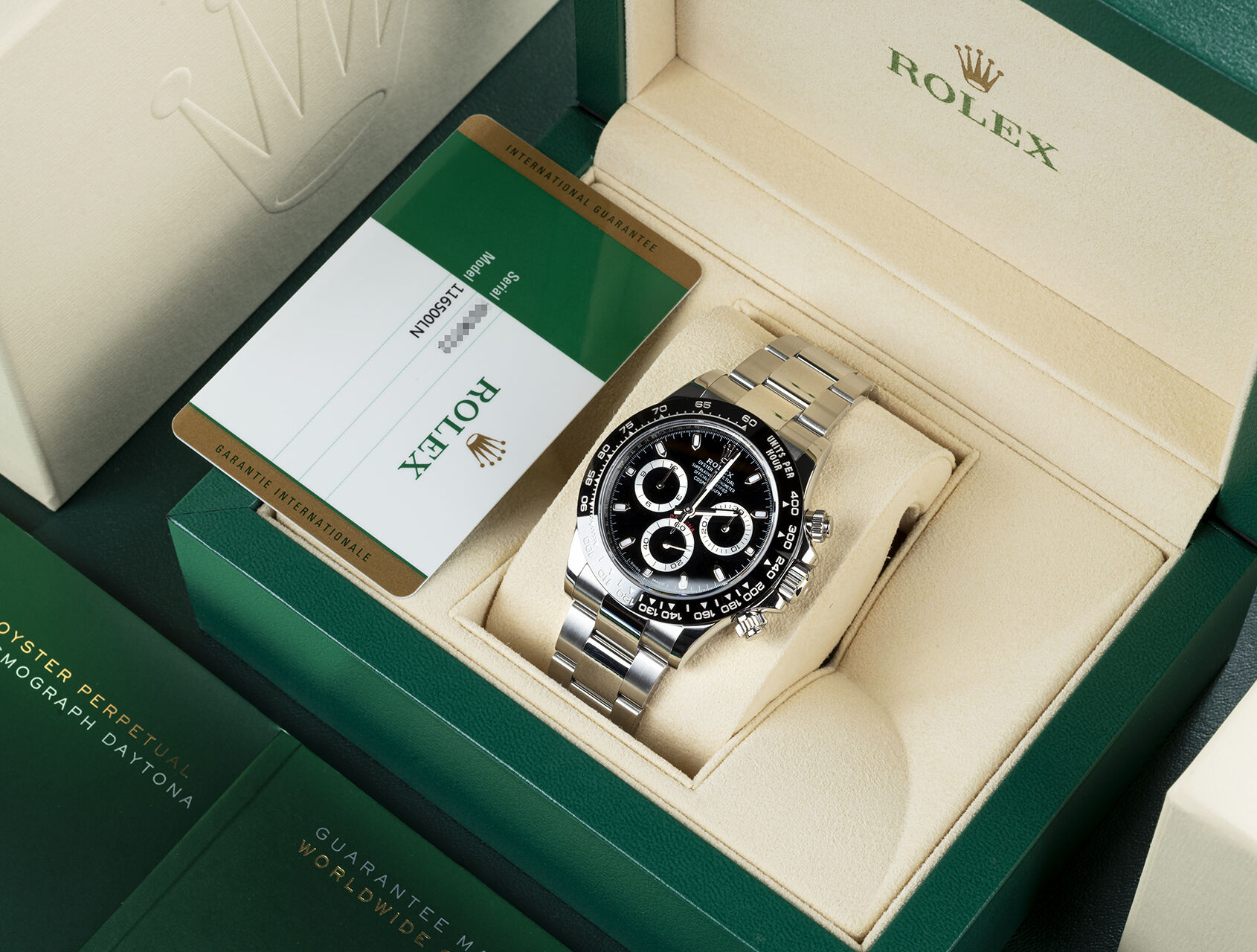 ref 116500LN | 116500LN - Discontinued | Rolex Cosmograph Daytona