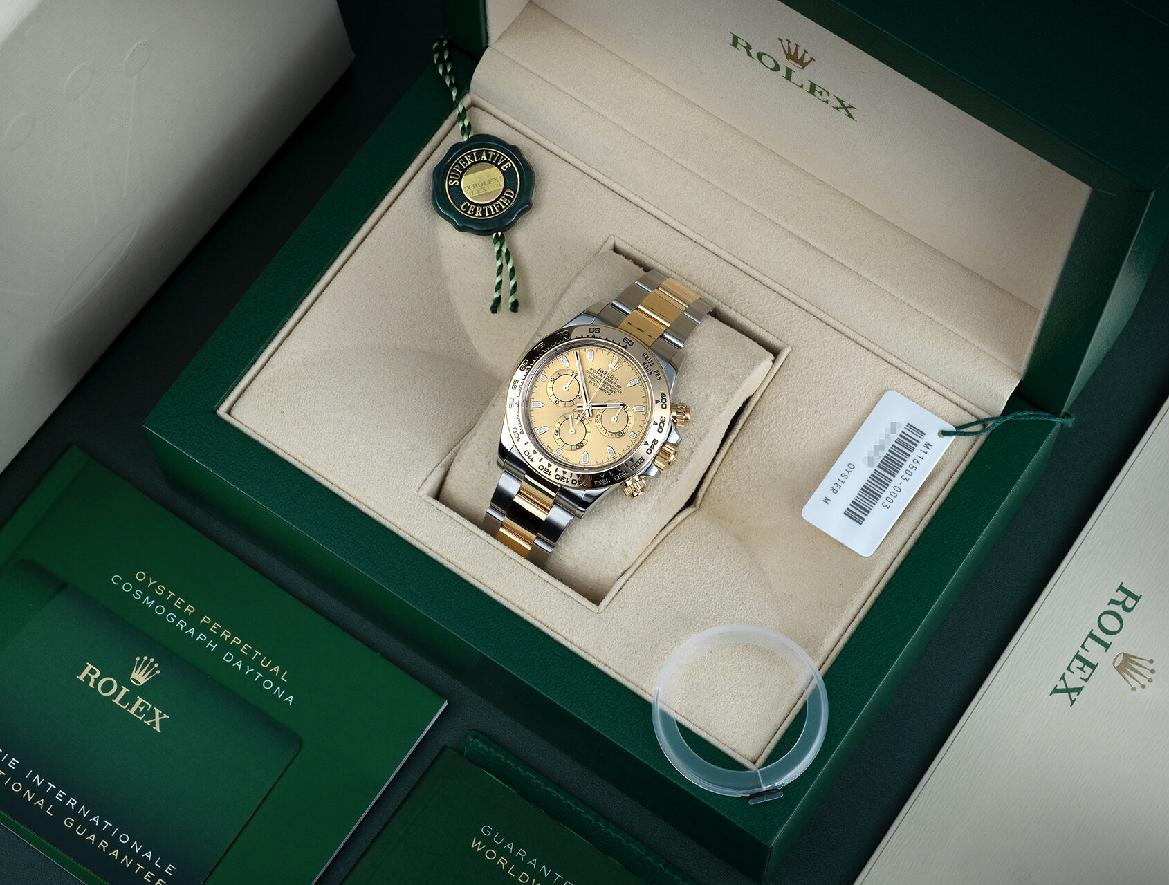 ref 116503 | 116503 - Box & Certificate | Rolex Cosmograph Daytona