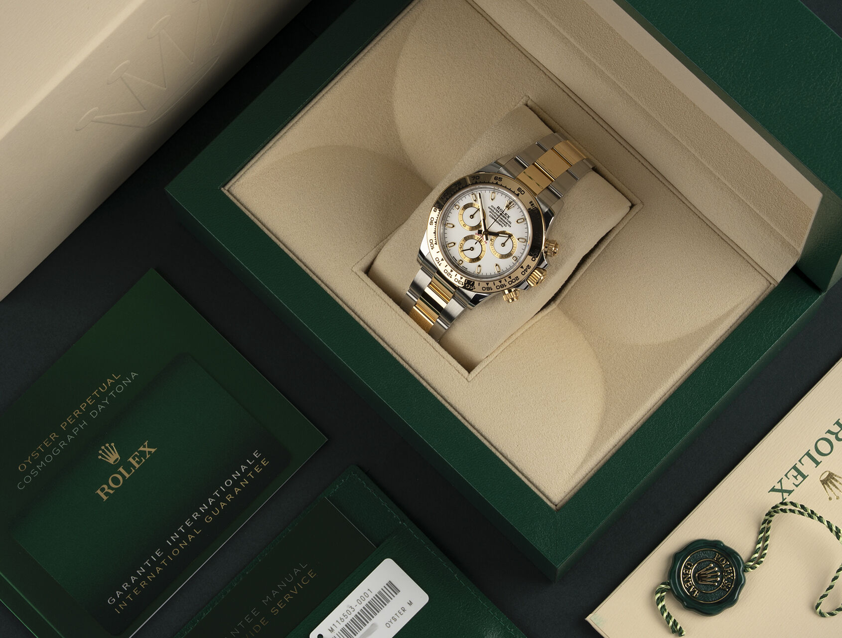 ref 116503 | 116503 - Box & Certificate | Rolex Cosmograph Daytona