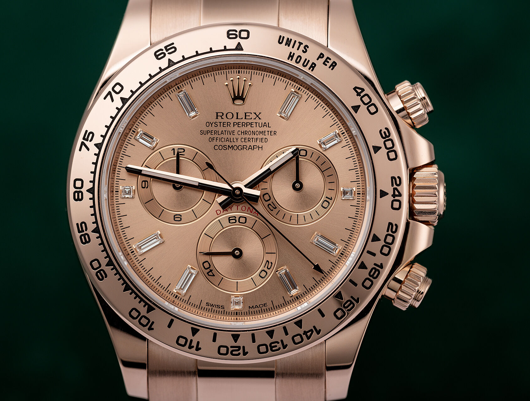 ref 116505 | 116505 - Diamond Baguette | Rolex Cosmograph Daytona