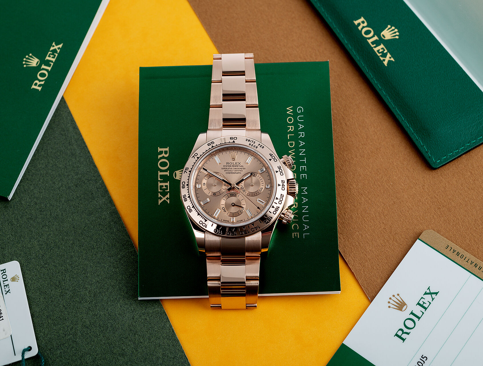 ref 116505 | 116505 - Diamond Baguette | Rolex Cosmograph Daytona