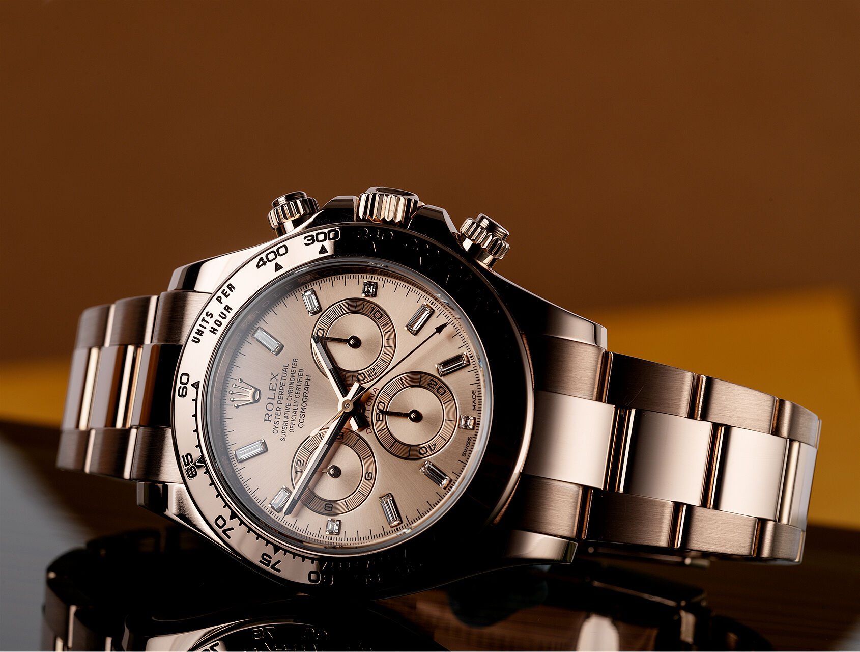 ref 116505 | 116505 - Diamond Baguette | Rolex Cosmograph Daytona