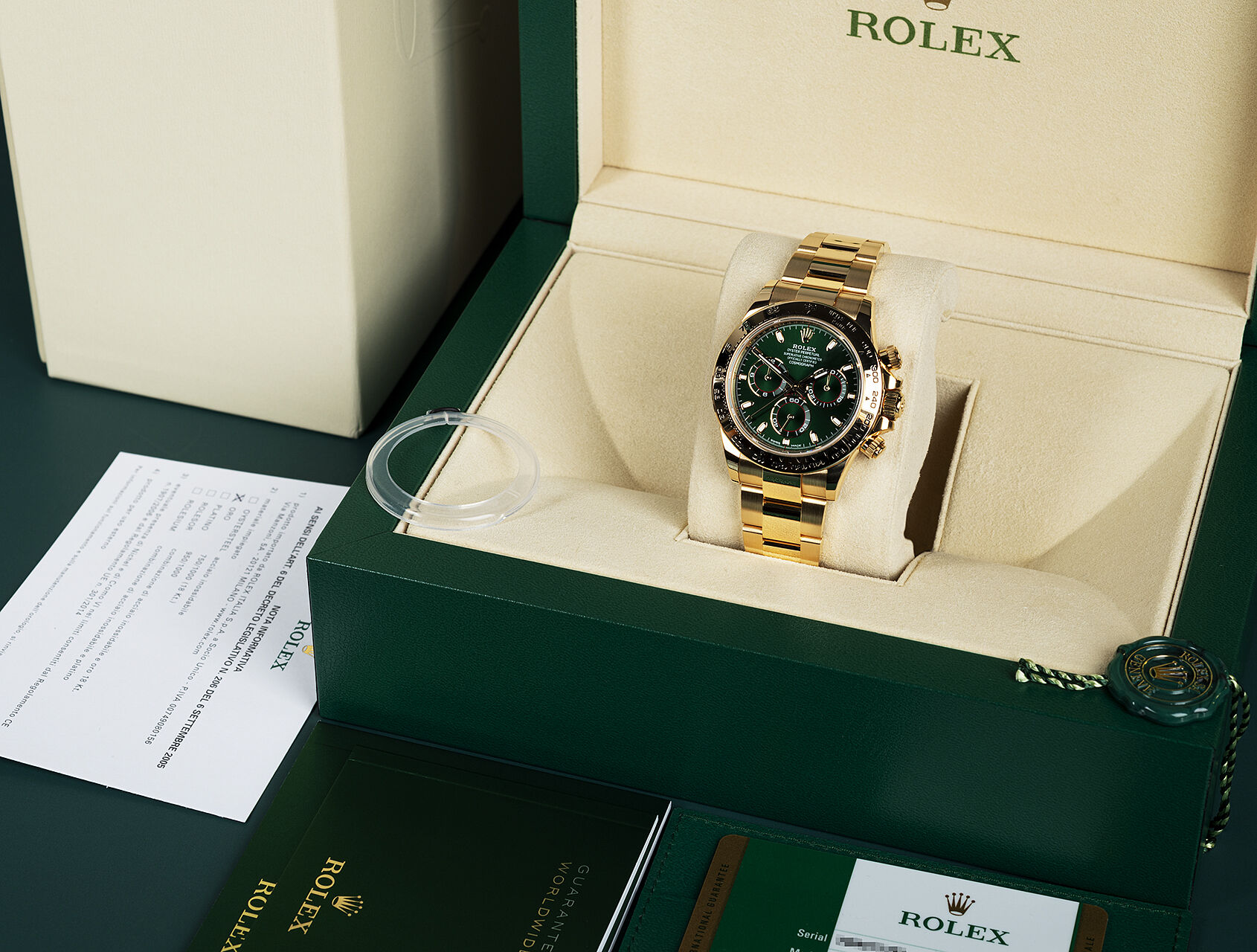 ref 116508 | 116508 - Box & Certificate | Rolex Cosmograph Daytona