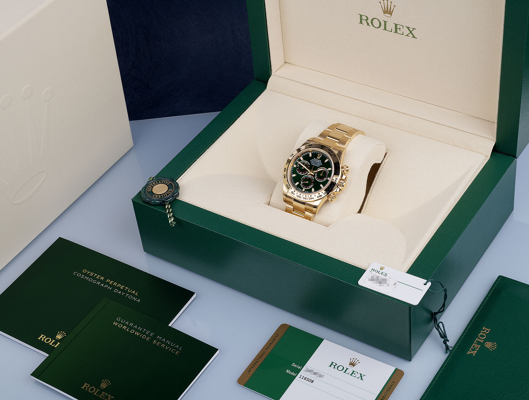 ref 116508 | 116508 - Factory Stickered | Rolex Cosmograph Daytona