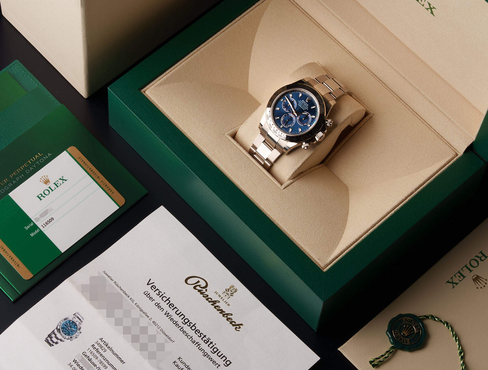 ref 116509 | 116509 - White Gold | Rolex Cosmograph Daytona