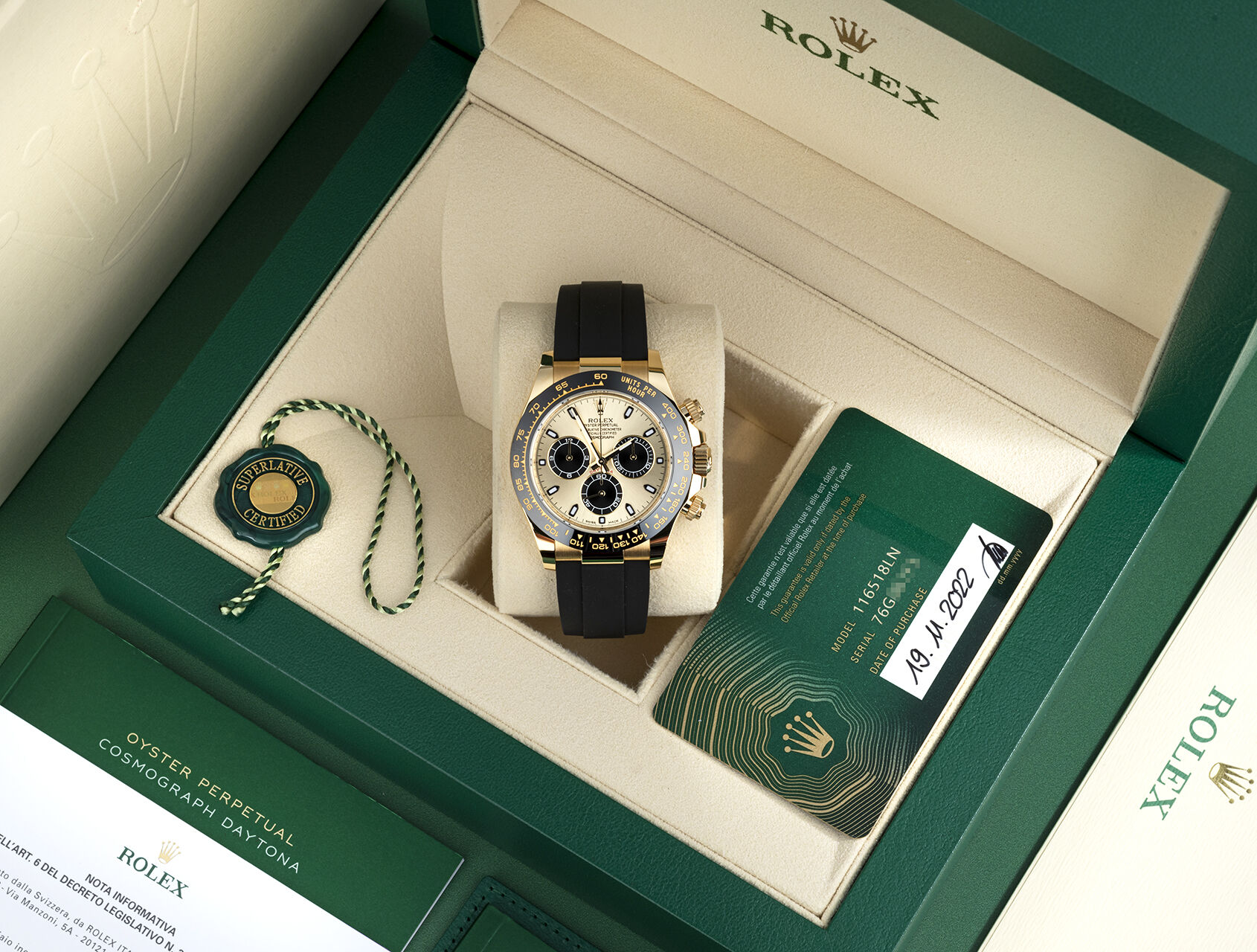 ref 116518LN | 116518LN - Pikachu | Rolex Cosmograph Daytona