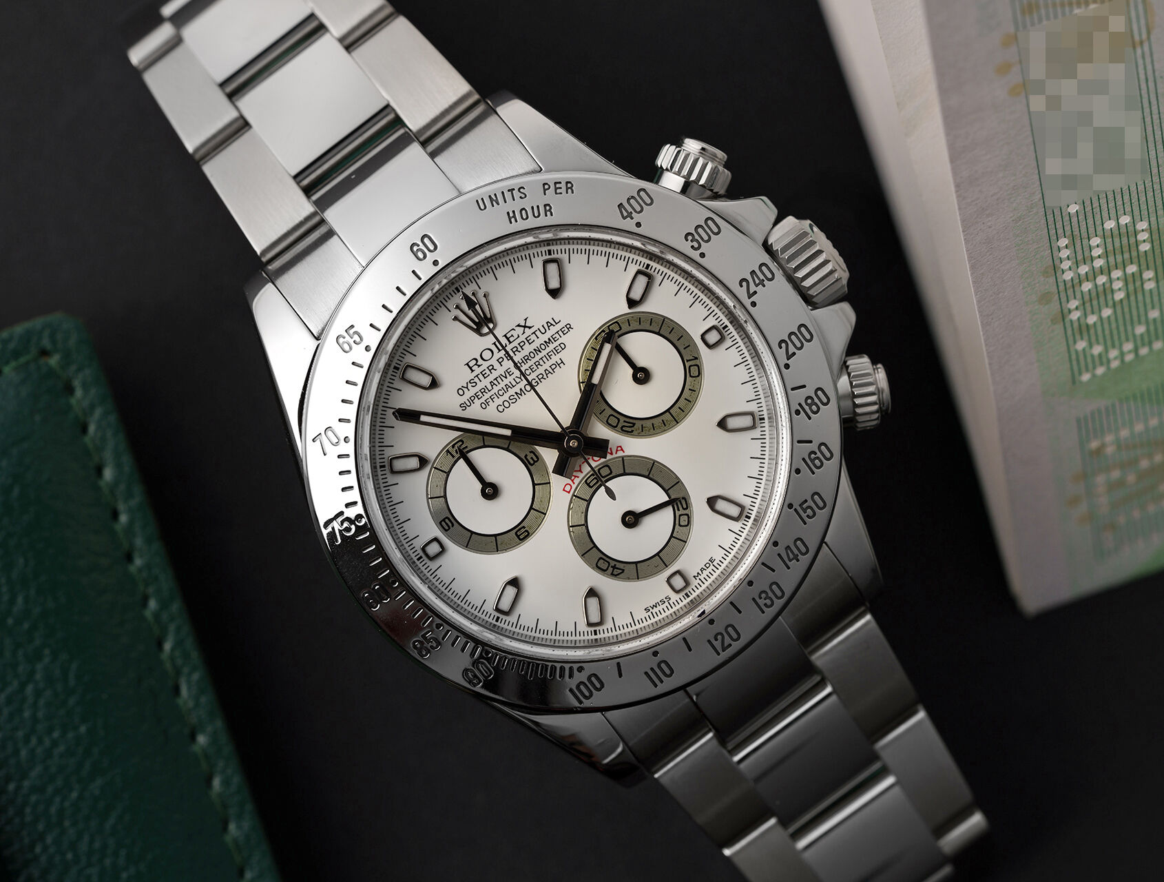 ref 116520 | 116520 - Box & Certificate | Rolex Cosmograph Daytona