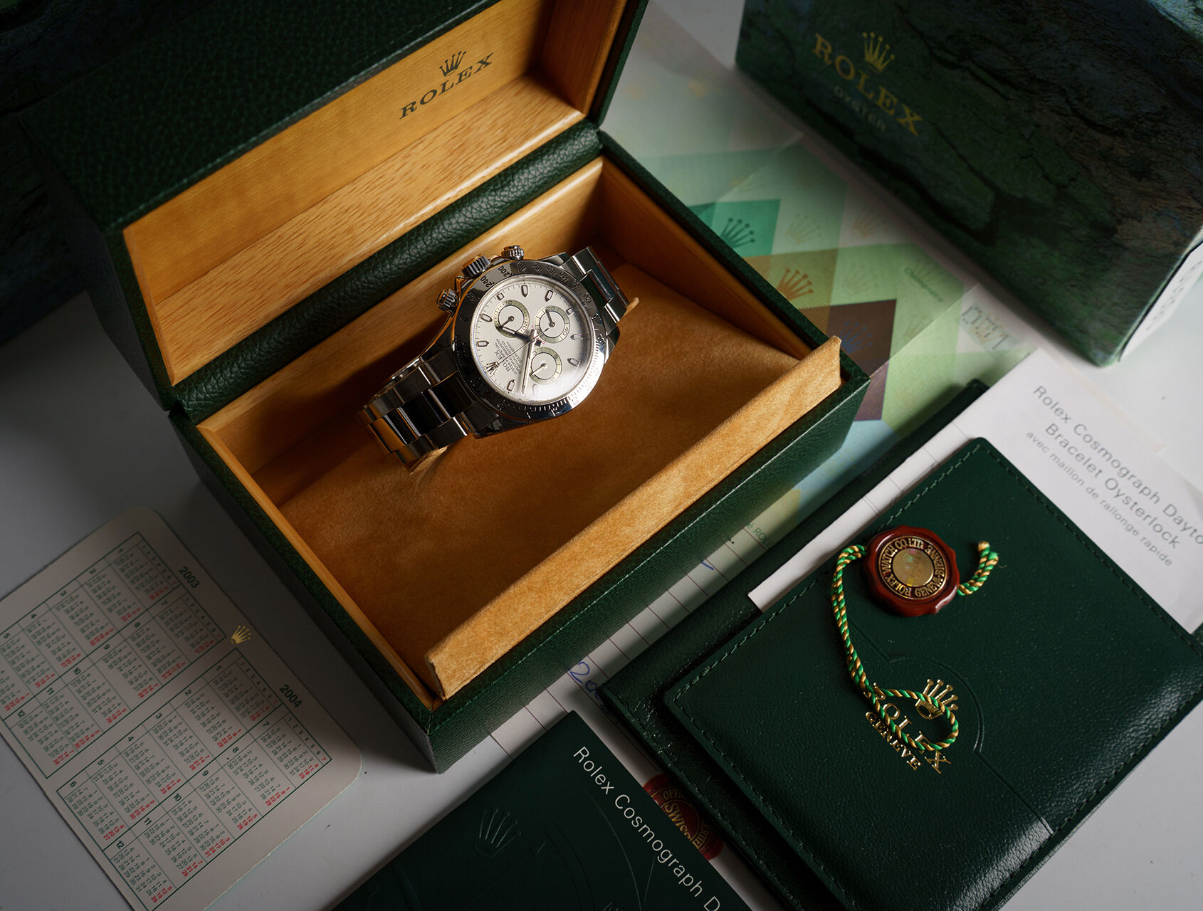 ref 116520 | 116520 - Box & Certificate | Rolex Cosmograph Daytona