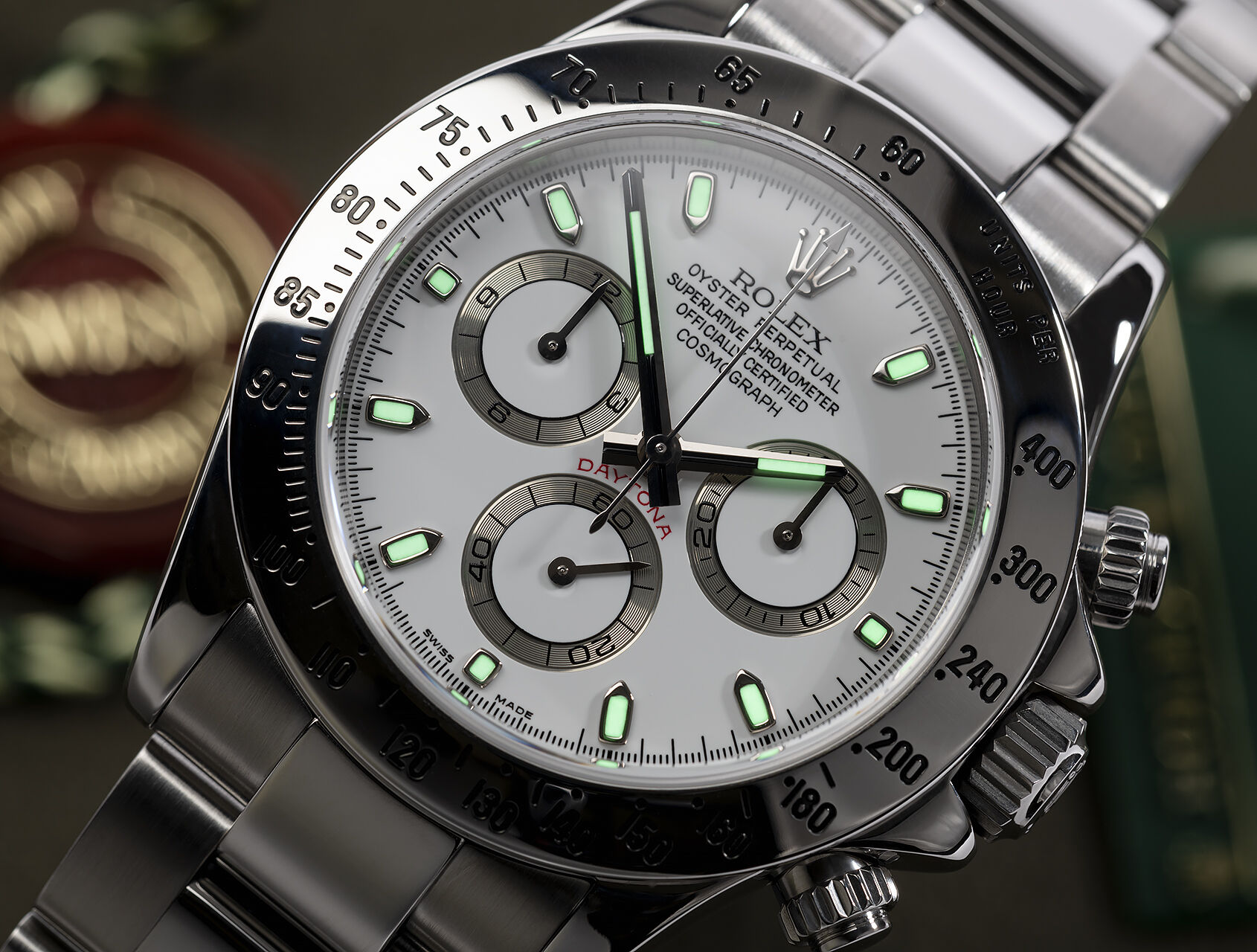 ref 116520 | 116520 - Box & Certificate | Rolex Cosmograph Daytona