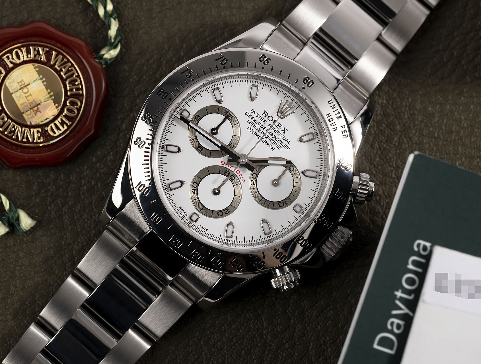 ref 116520 | 116520 - Box & Certificate | Rolex Cosmograph Daytona