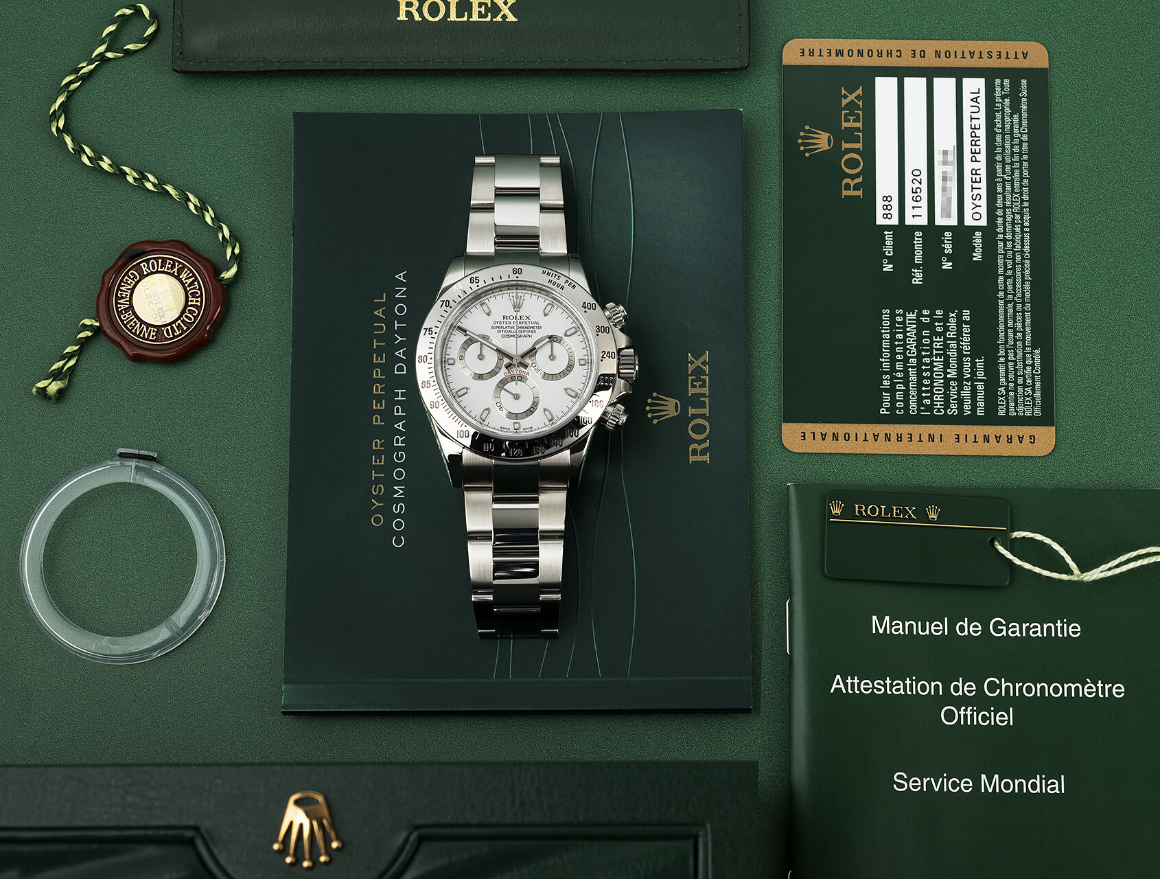 ref 116520 | 116520 - Chromalight | Rolex Cosmograph Daytona