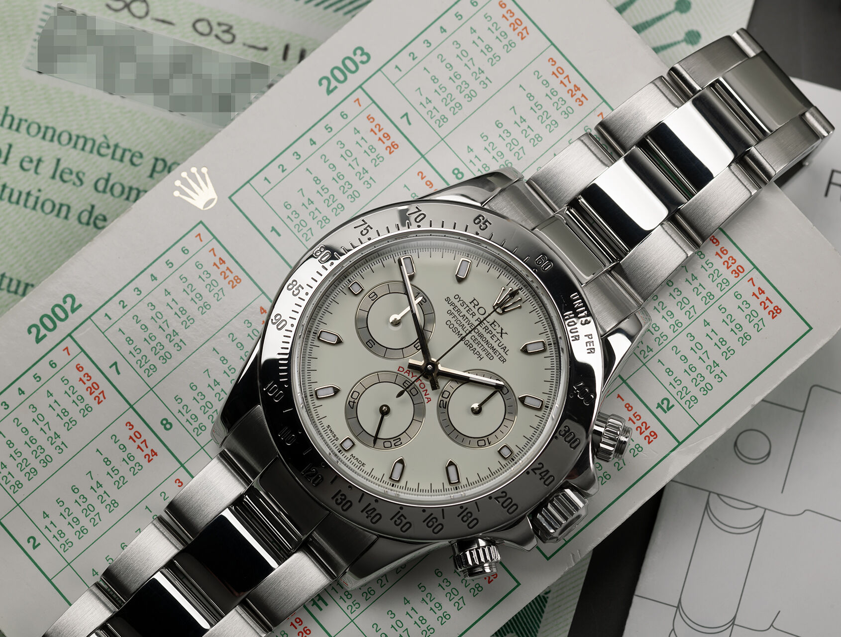 ref 116520 | 116520 - P Serial Thin hands | Rolex Cosmograph Daytona