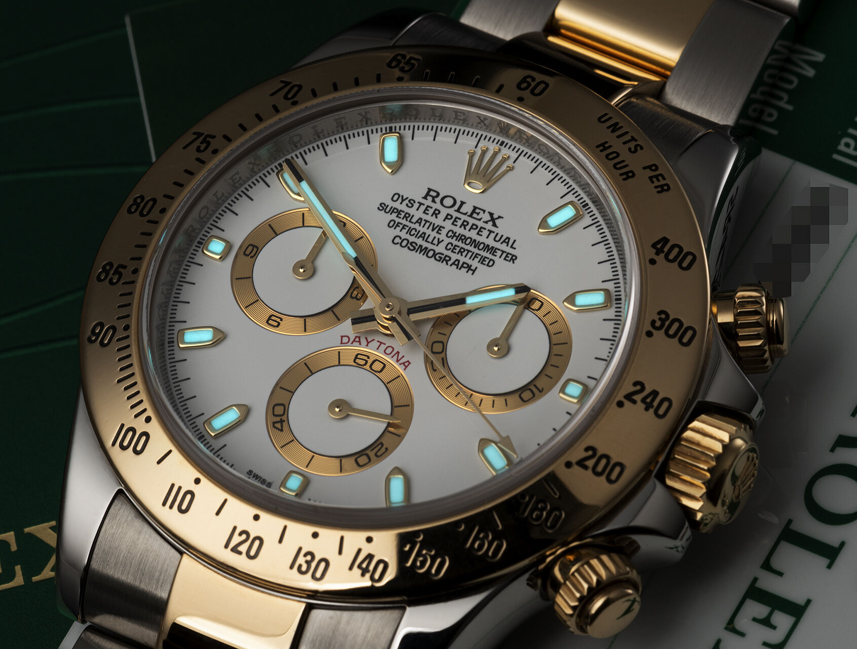 ref 116523 | 116523 - Box & Certificate | Rolex Cosmograph Daytona