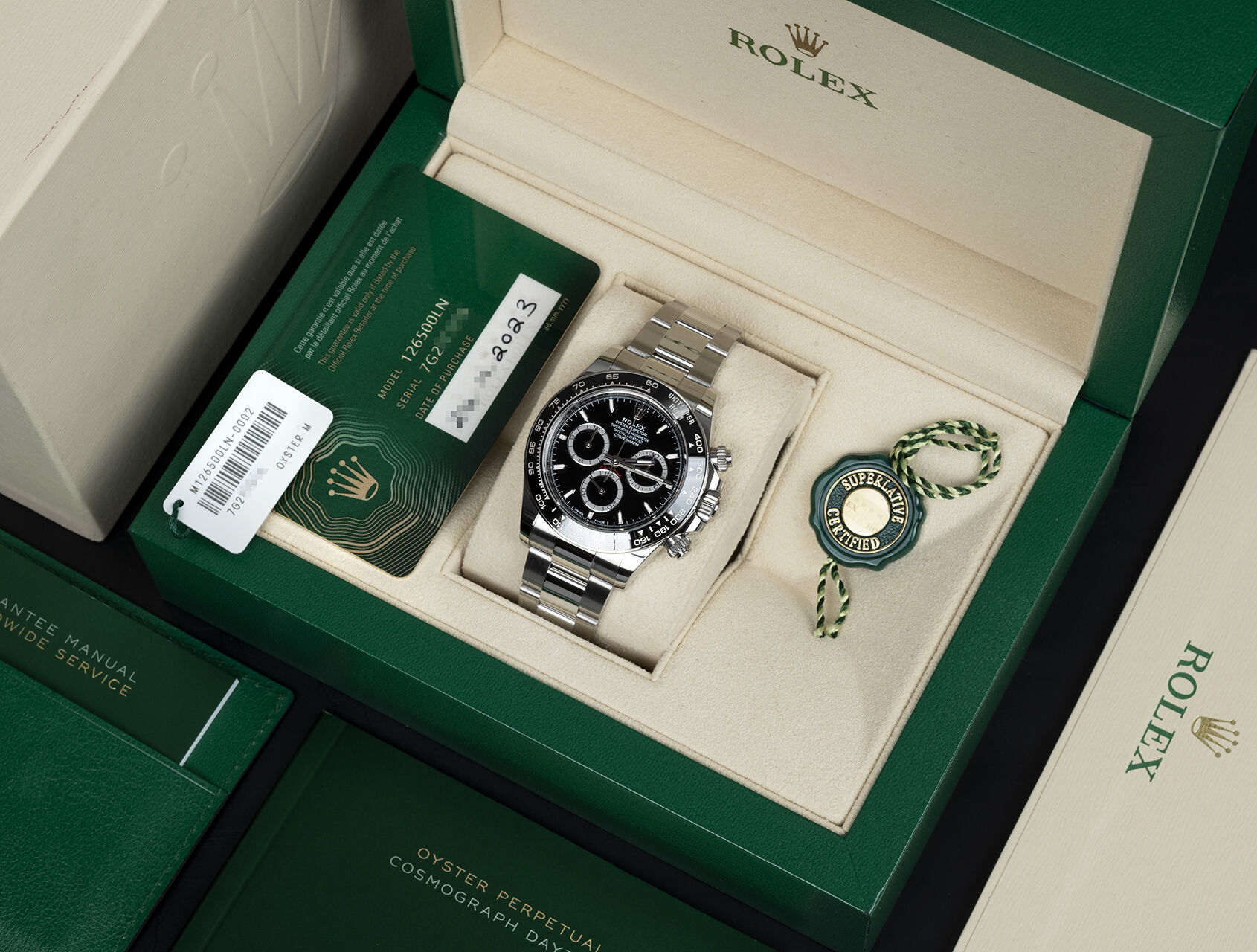 ref 126500LN | 126500LN - Latest Model | Rolex Cosmograph Daytona