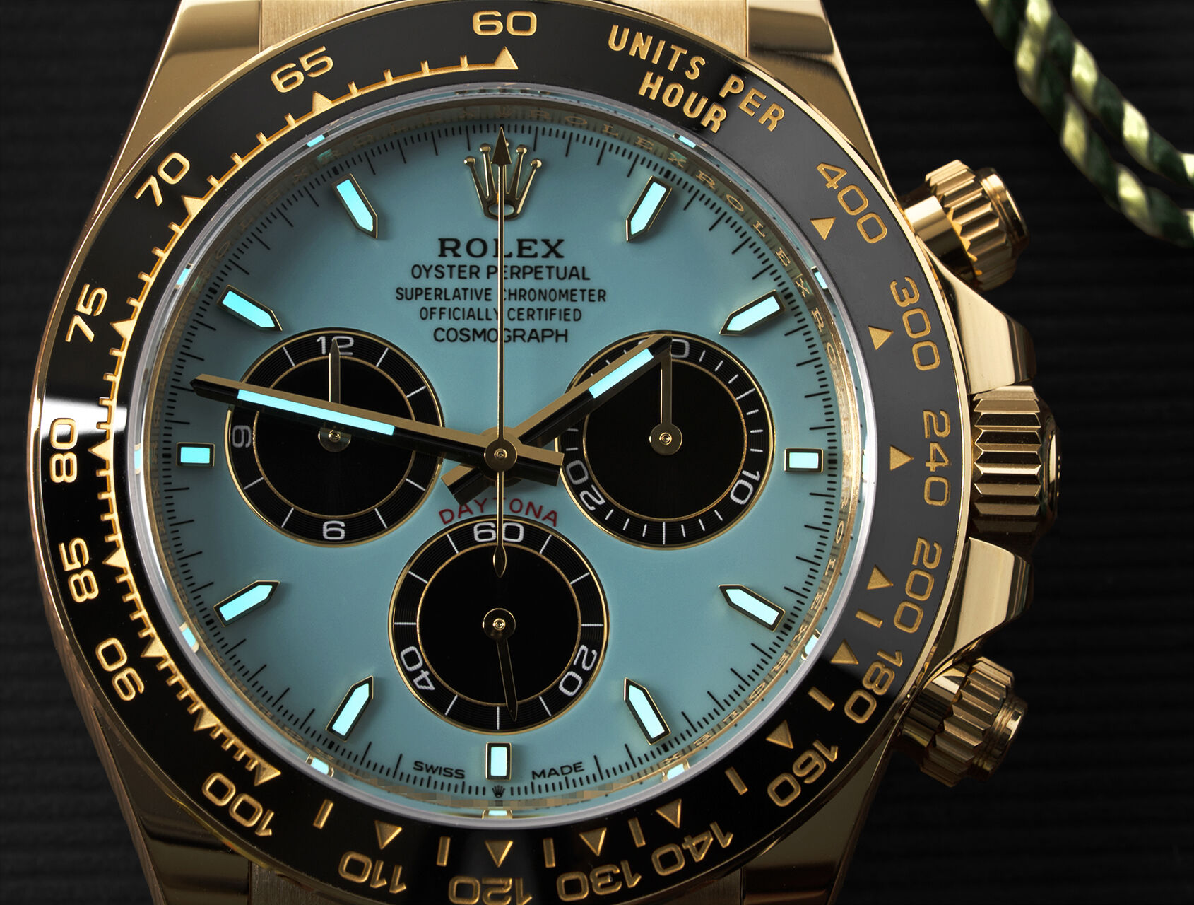 ref 126518LN | 126518LN - Turquoise 'Alcaraz' | Rolex Cosmograph Daytona
