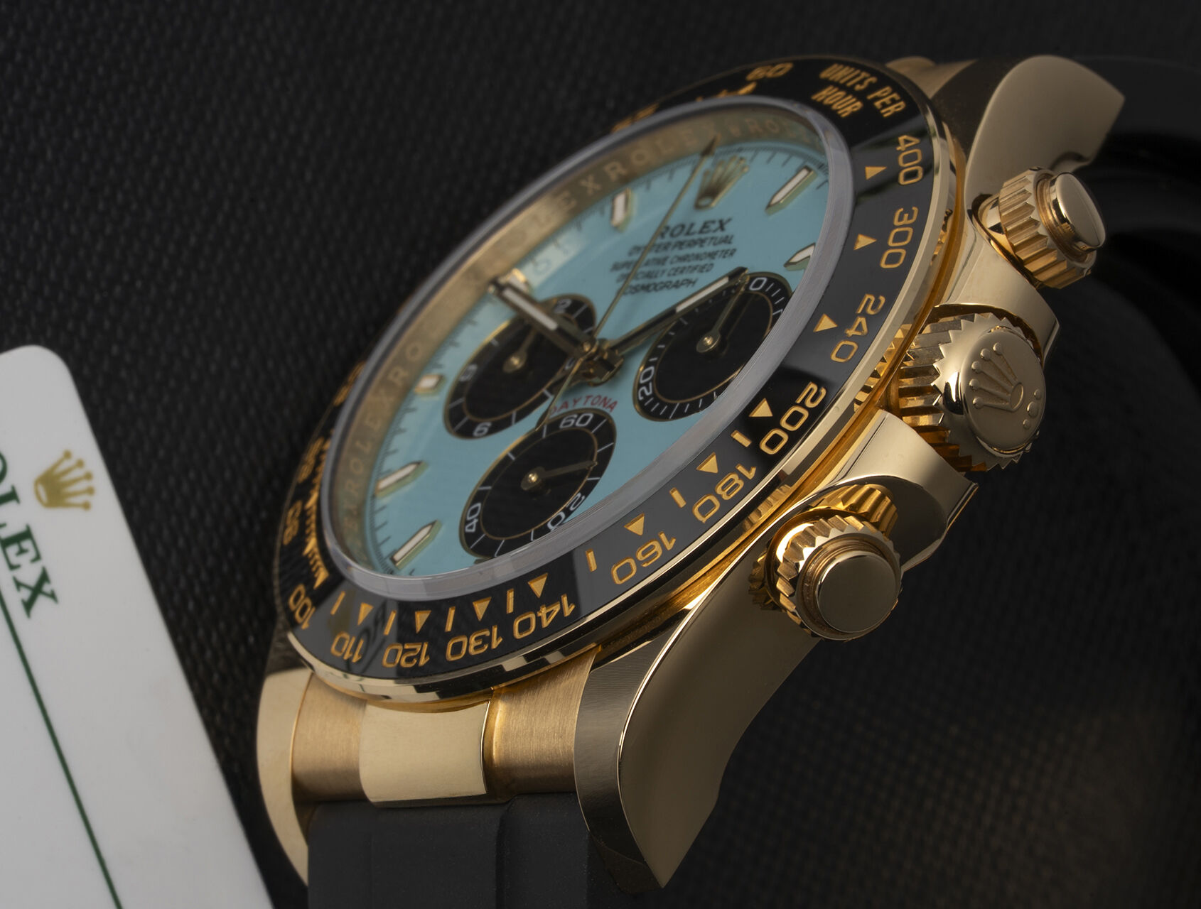 ref 126518LN | 126518LN - Turquoise 'Alcaraz' | Rolex Cosmograph Daytona