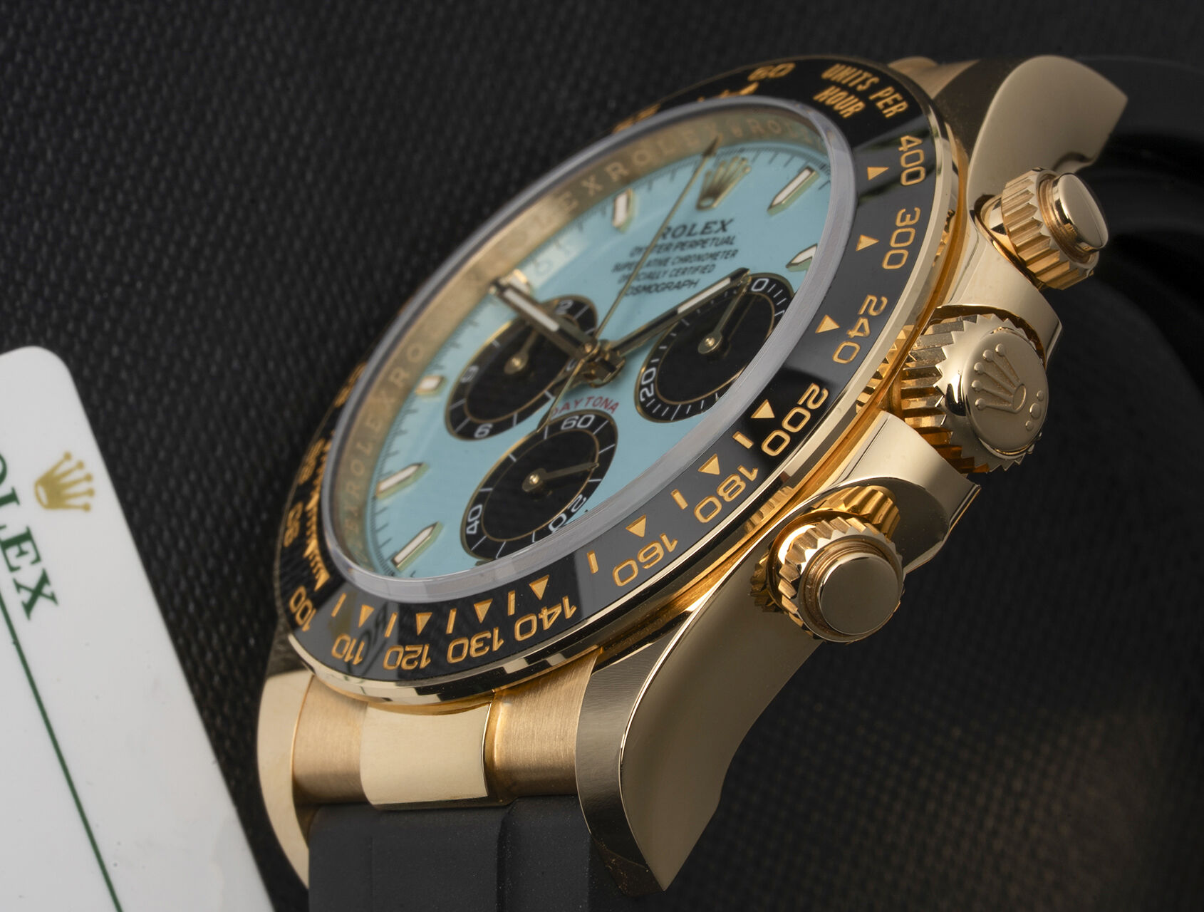 ref 126518LN | 126518LN - Turquoise 'Alcaraz' | Rolex Cosmograph Daytona