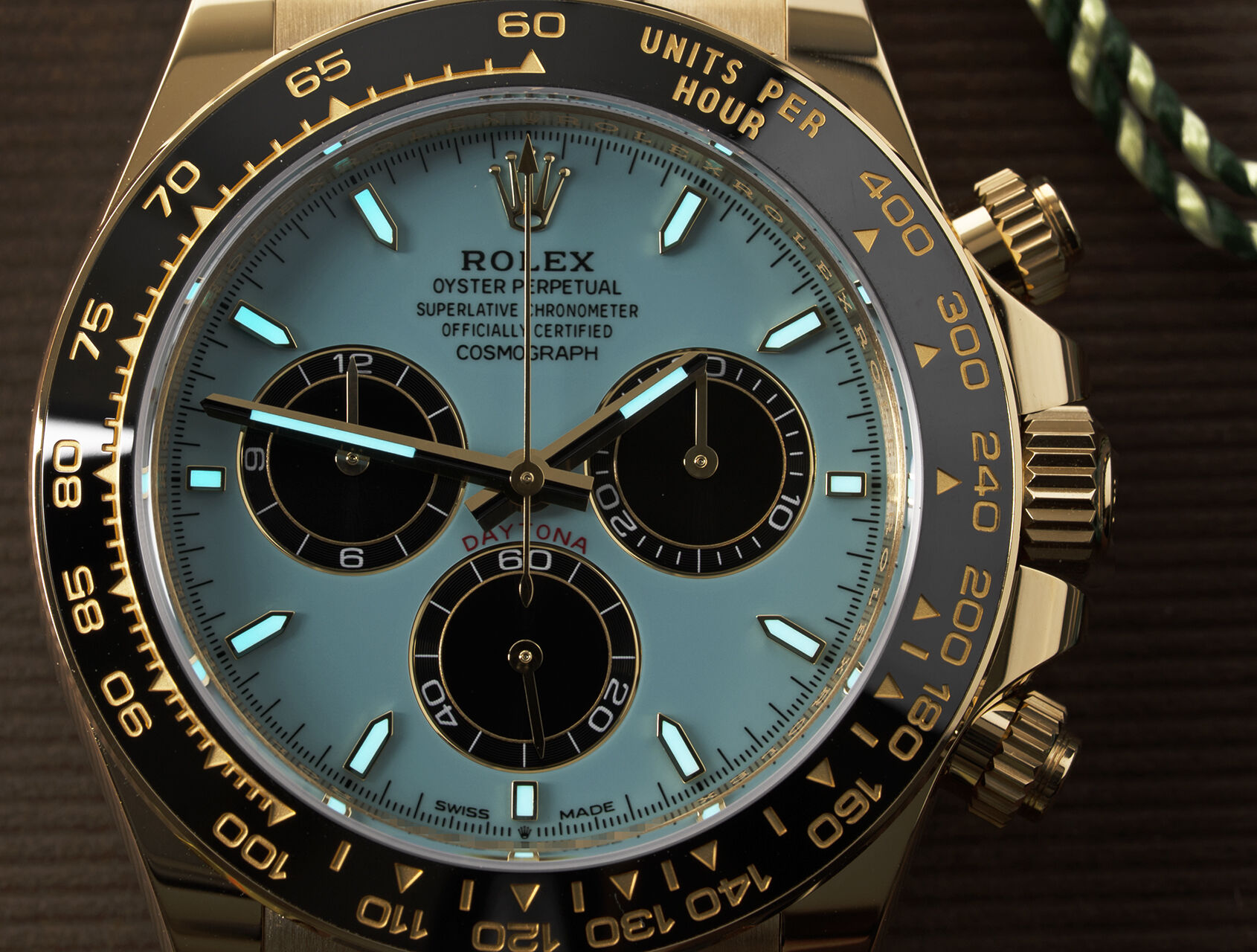 ref 126518LN | 126518LN - Turquoise 'Alcaraz' | Rolex Cosmograph Daytona